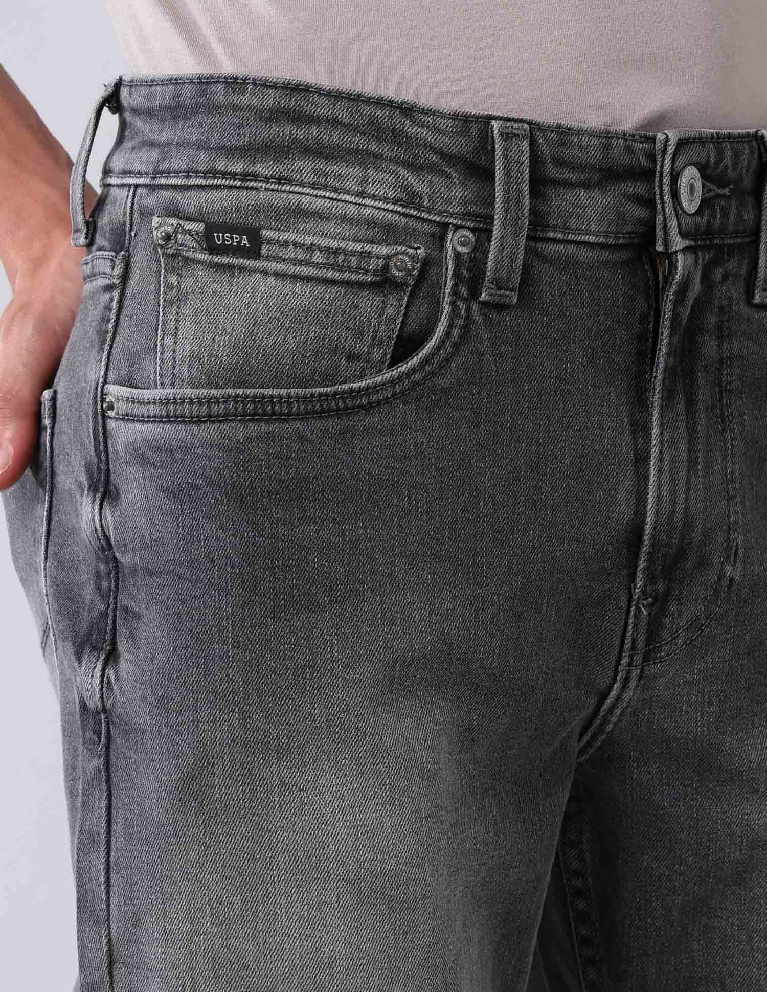 Harold Slim Straight Fit Vintage Jeans Black - U.S. Polo Assn. India | Large
