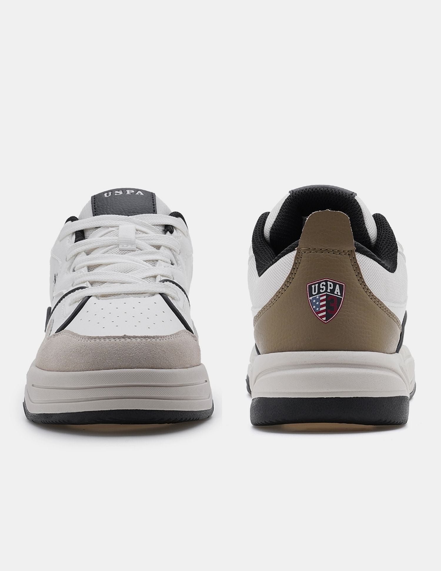 Men Odore Colour Blocked Sneakers Off White - U.S. POLO ASSN. | Large