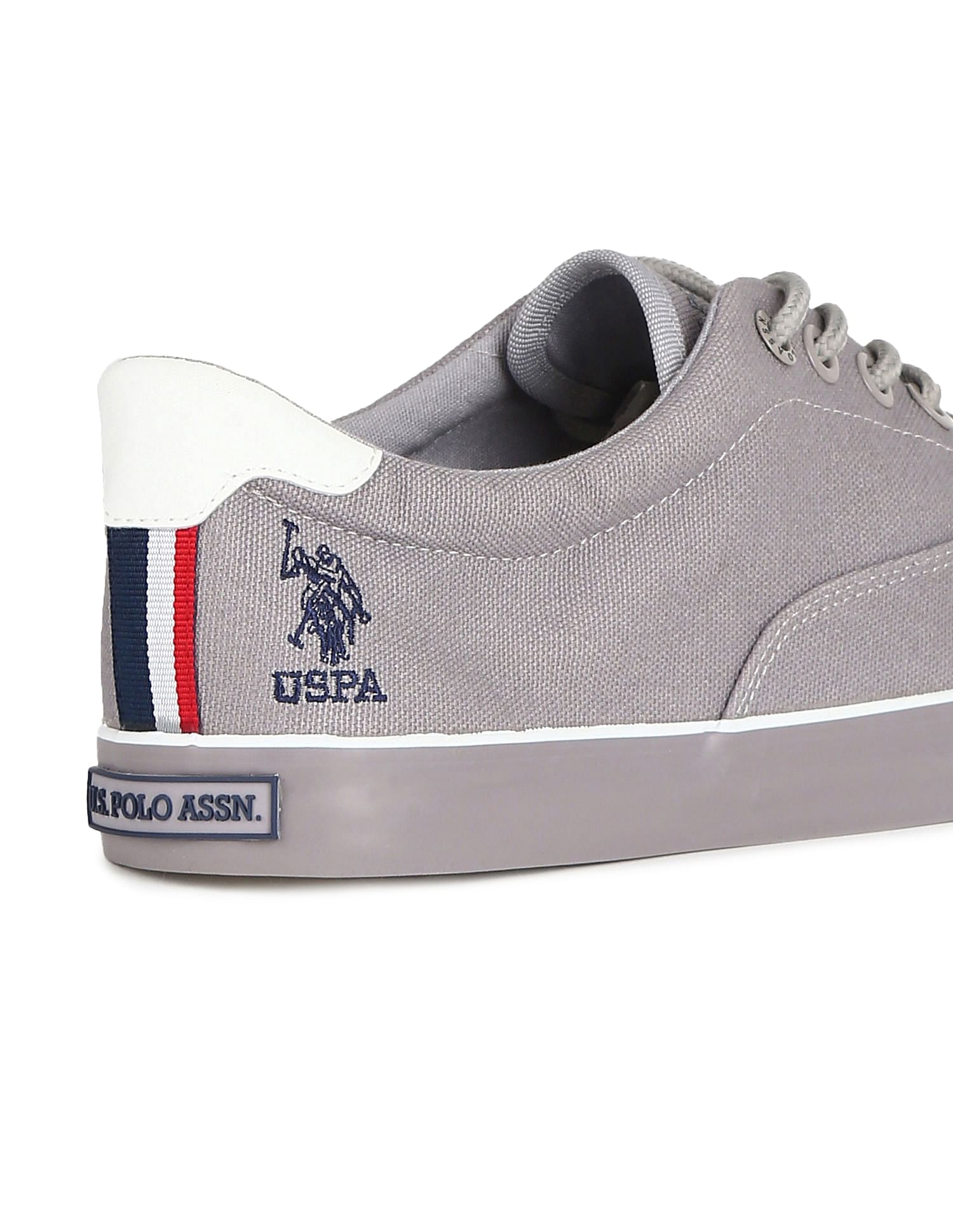 Canvas Lace Up Brentt 2.0 Sneakers Grey - U.S. Polo Assn. India | Large