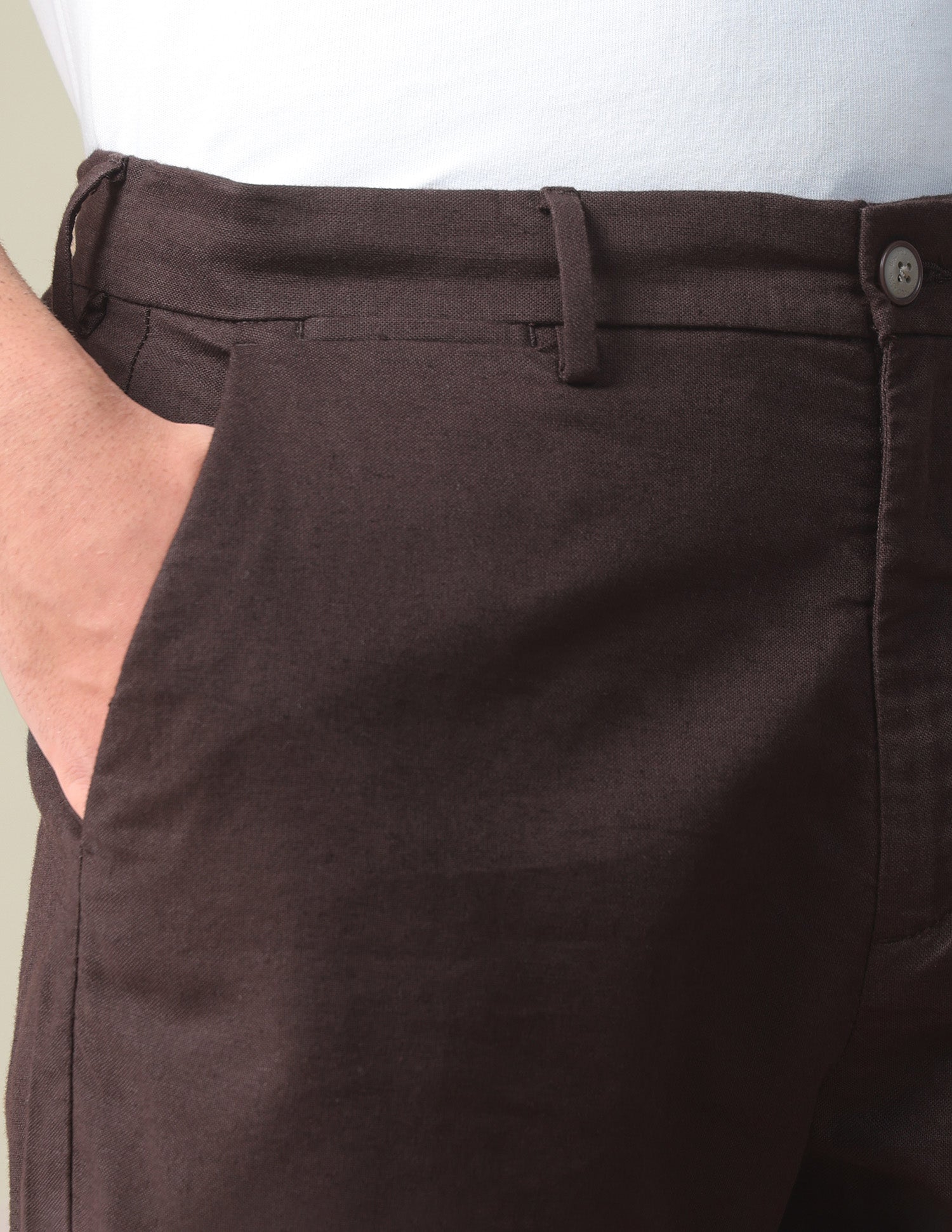 Mid Rise Slim Fit Shorts Dark Brown - U.S. Polo Assn. India | Large