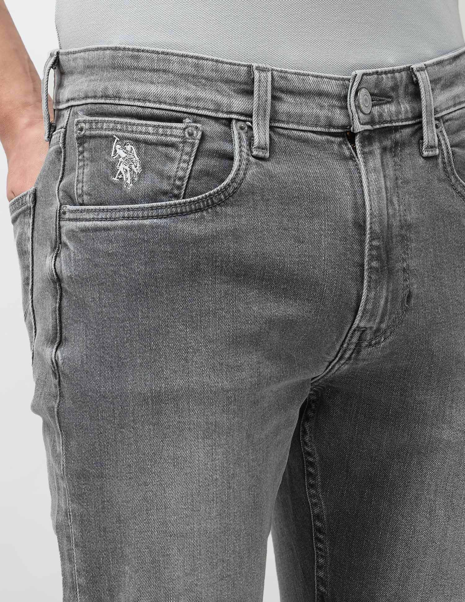 Connor Bootcut Grey Jeans Grey - U.S. POLO ASSN. | Large