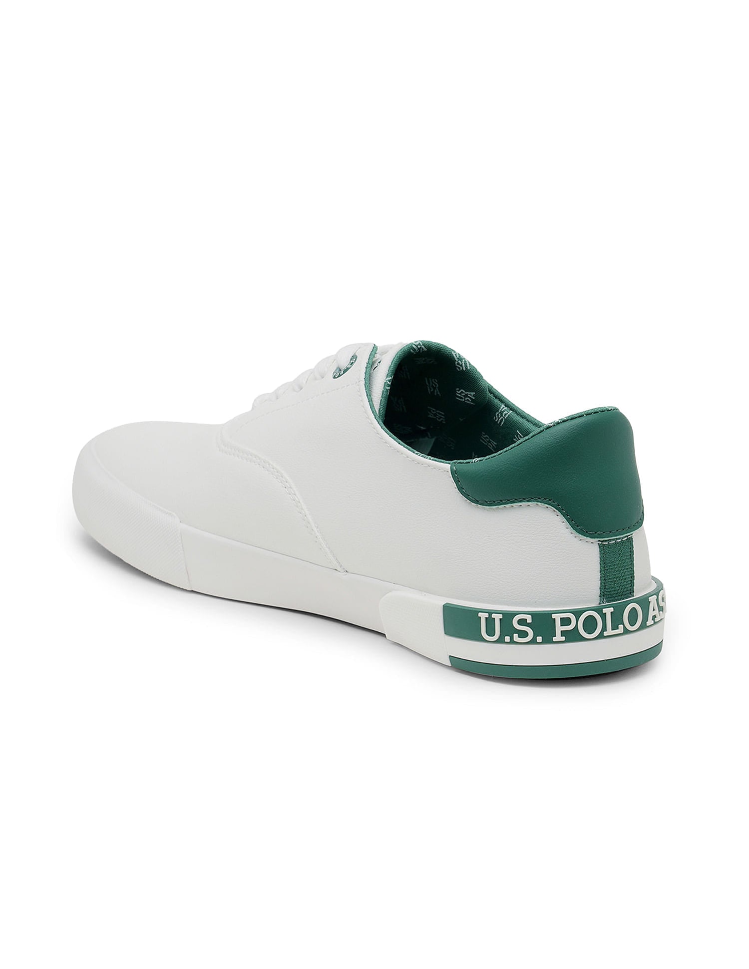 Men Round Toe Erland 4.0 Sneakers Off White - U.S. Polo Assn. India | Large