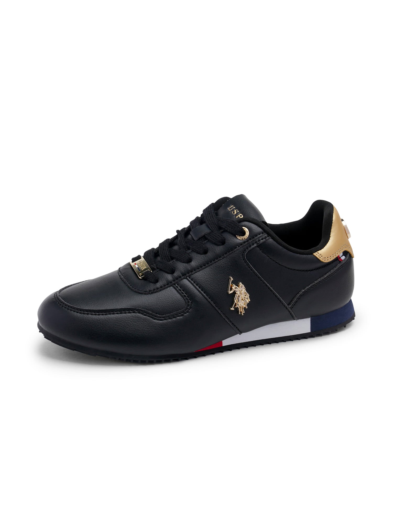 Sorrento Retro Sneakers Shoes Black - U.S. Polo Assn. India | Large