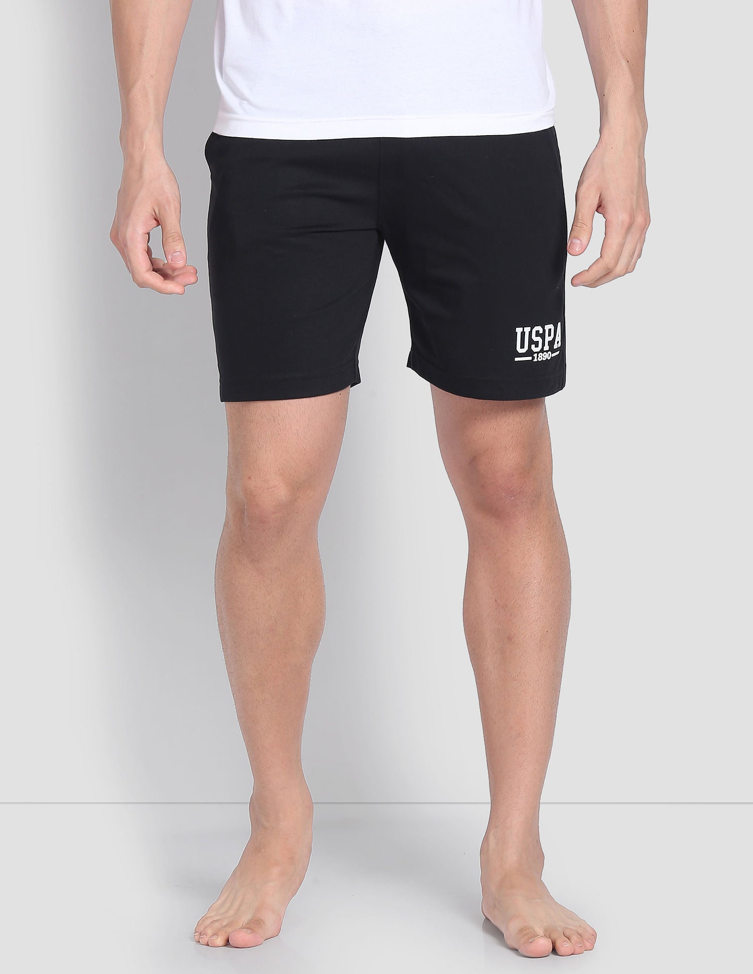 Solid Logo IYBF Knit Shorts - Pack Of 1 Black - U.S. POLO ASSN. | Large