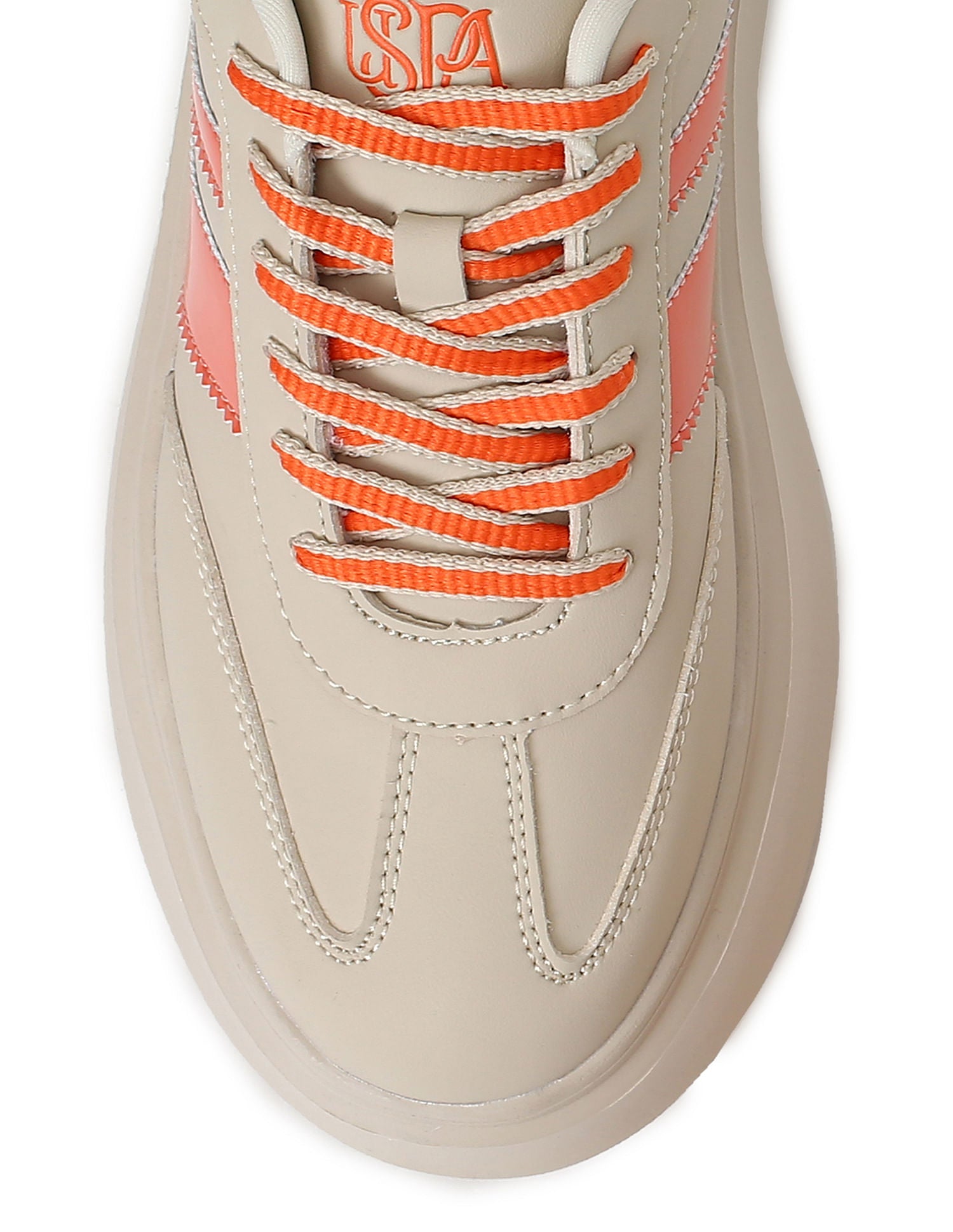Round Toe Colour Block  Hazel Sneakers Nude - U.S. POLO ASSN. | Large
