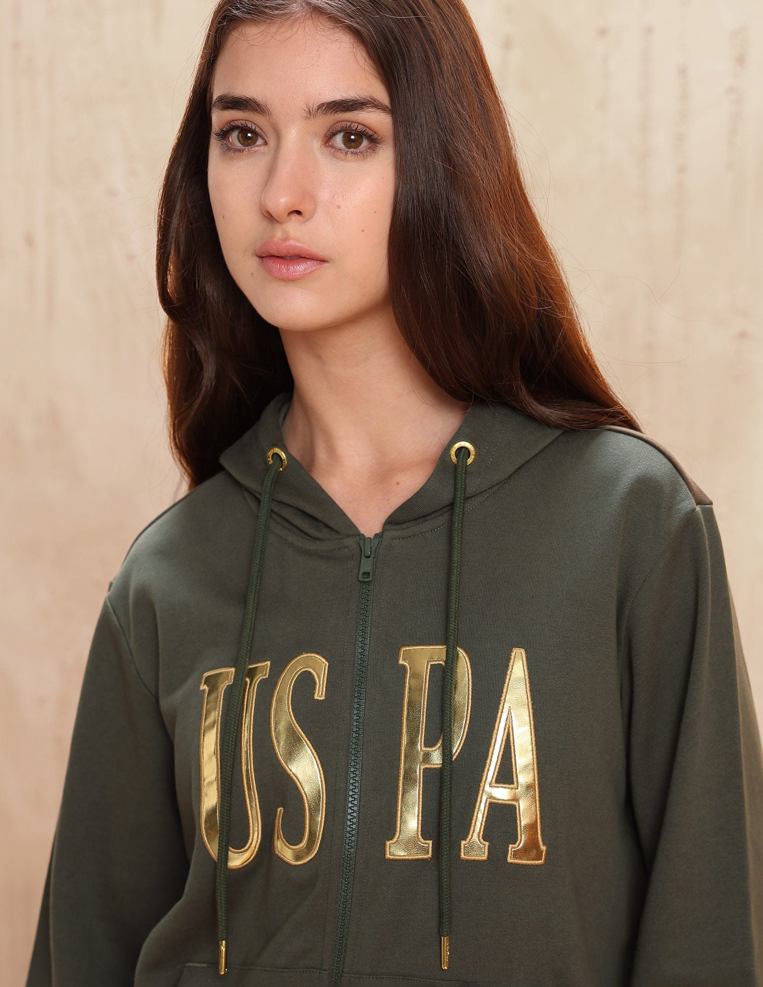 Regular Fit Brand Printed Sweatshirt Green - U.S. POLO ASSN. | Large