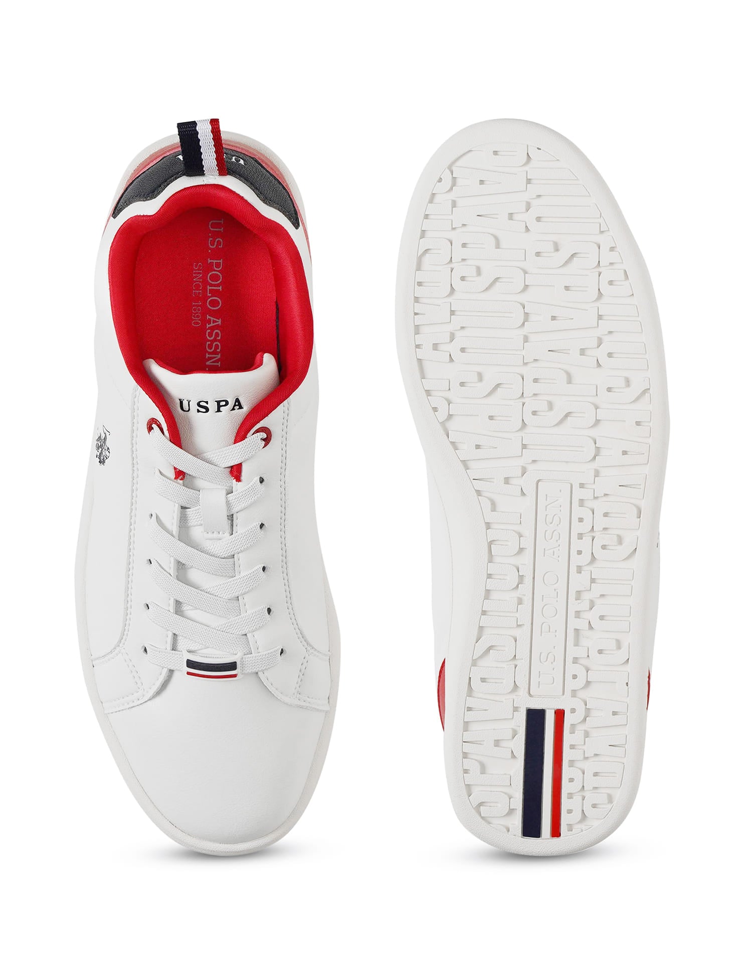 Stefan 3.0 Colour Blocked Sneakers Off White - U.S. Polo Assn. India | Large