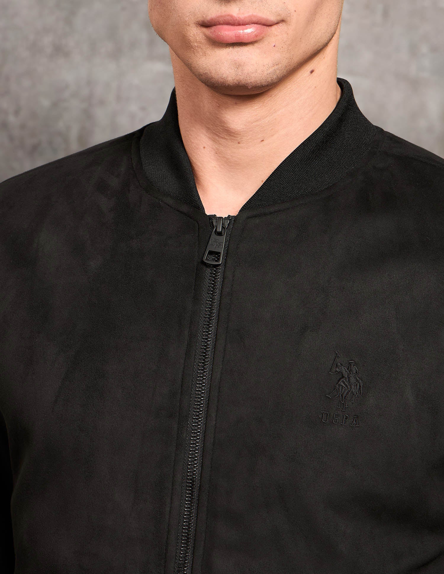 Brand Embossed Black & Gold Jacket Black - U.S. POLO ASSN. | Large