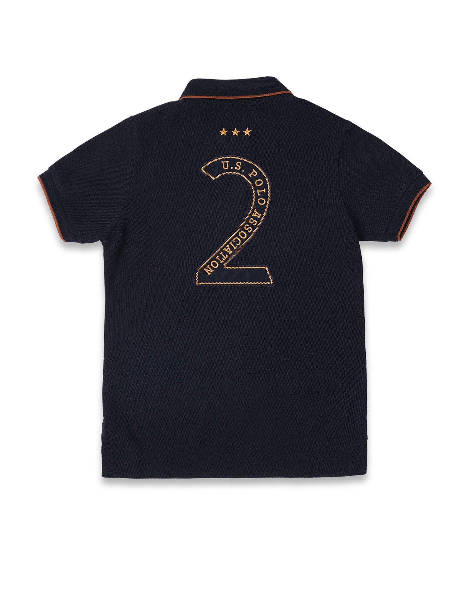 Boys Brand Appliqued Regular Fit Polo Shirt Navy - U.S. POLO ASSN. | Large