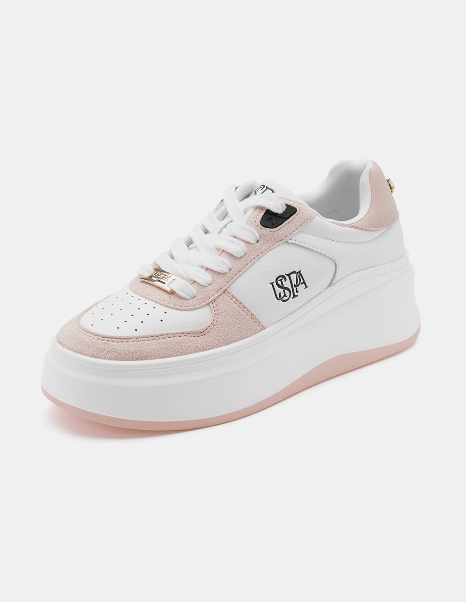Ariella 2.0 Colourblocked Chunky Sneakers Light Pink - U.S. Polo Assn. India | Large