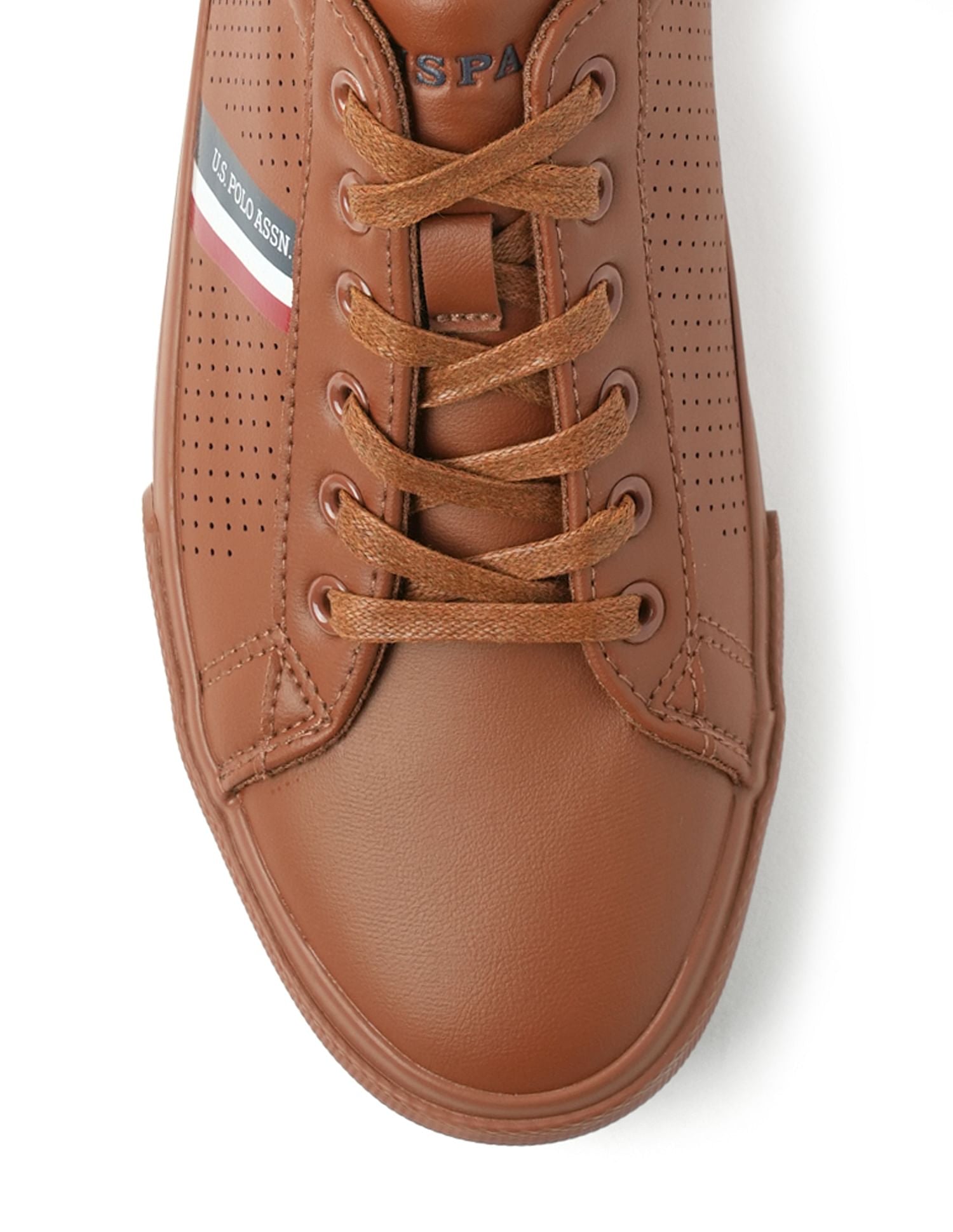 Men Perforated Capron 2.0 Sneakers Tan - U.S. Polo Assn. India | Large