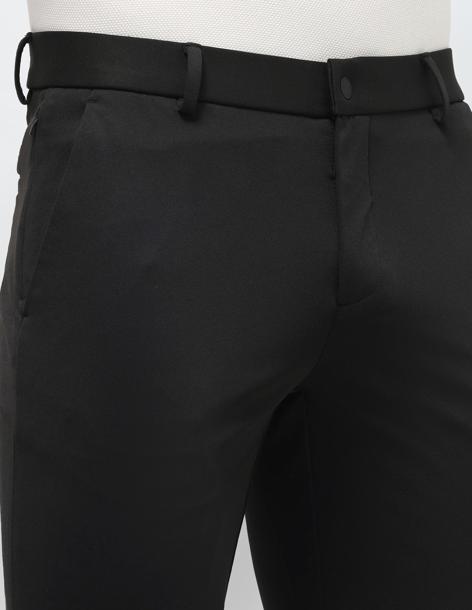 Denver Slim Fit Knitted Trousers Black - U.S. Polo Assn. India | Large