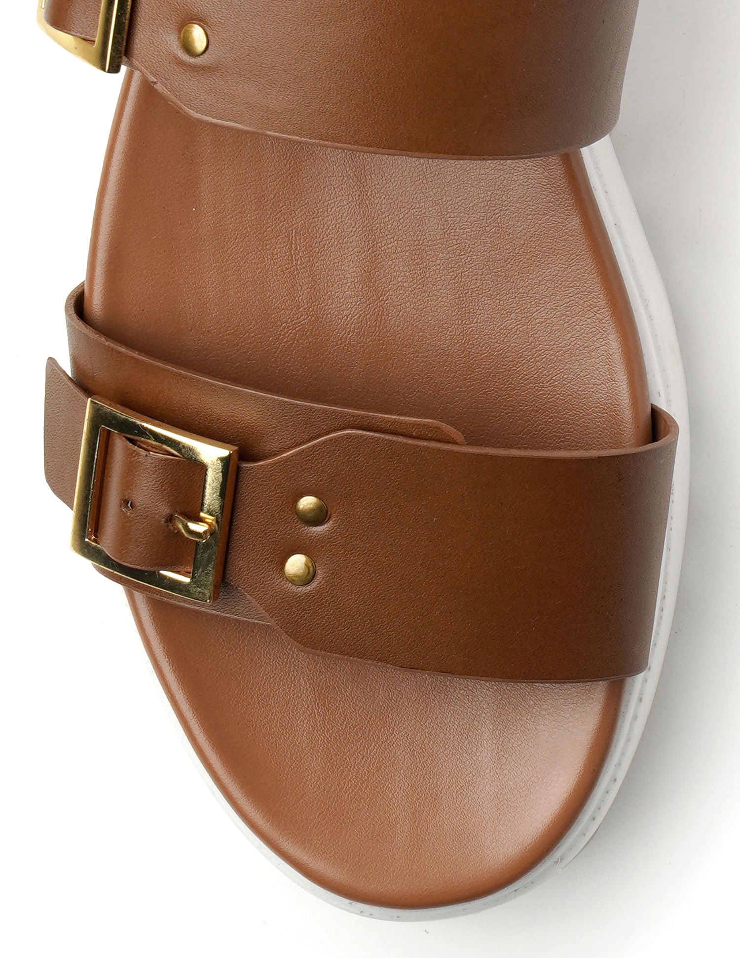 Men Maisie Open Toe Sandals Tan - U.S. Polo Assn. India | Large