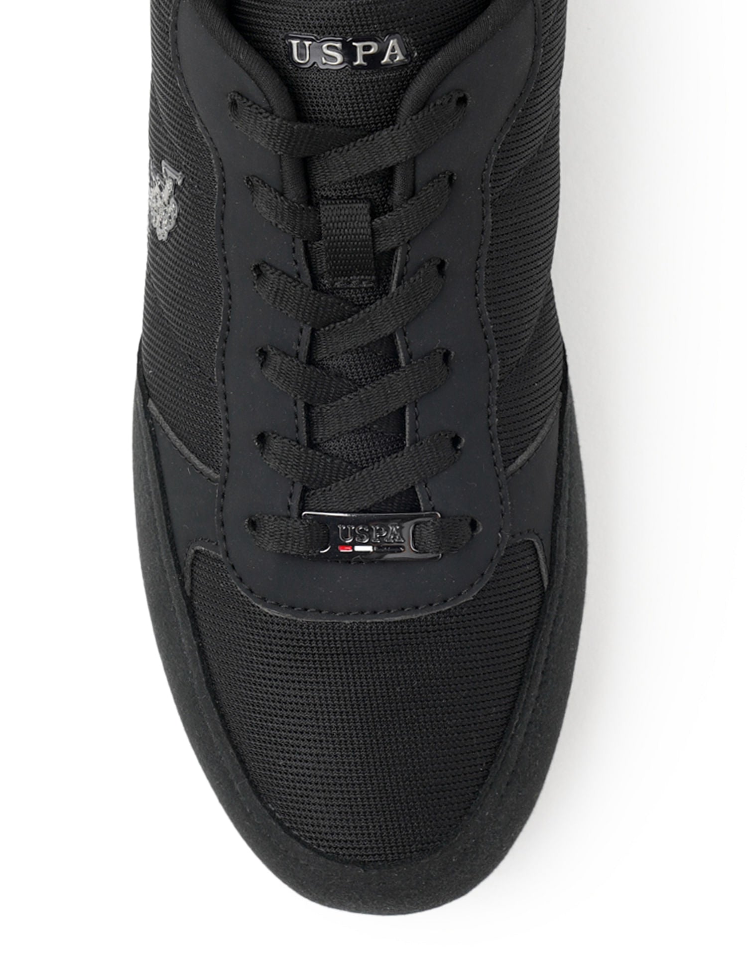 Men Eliza 2.0 Black Work Casuals Lace Up Shoes Black - U.S. POLO ASSN. | Large