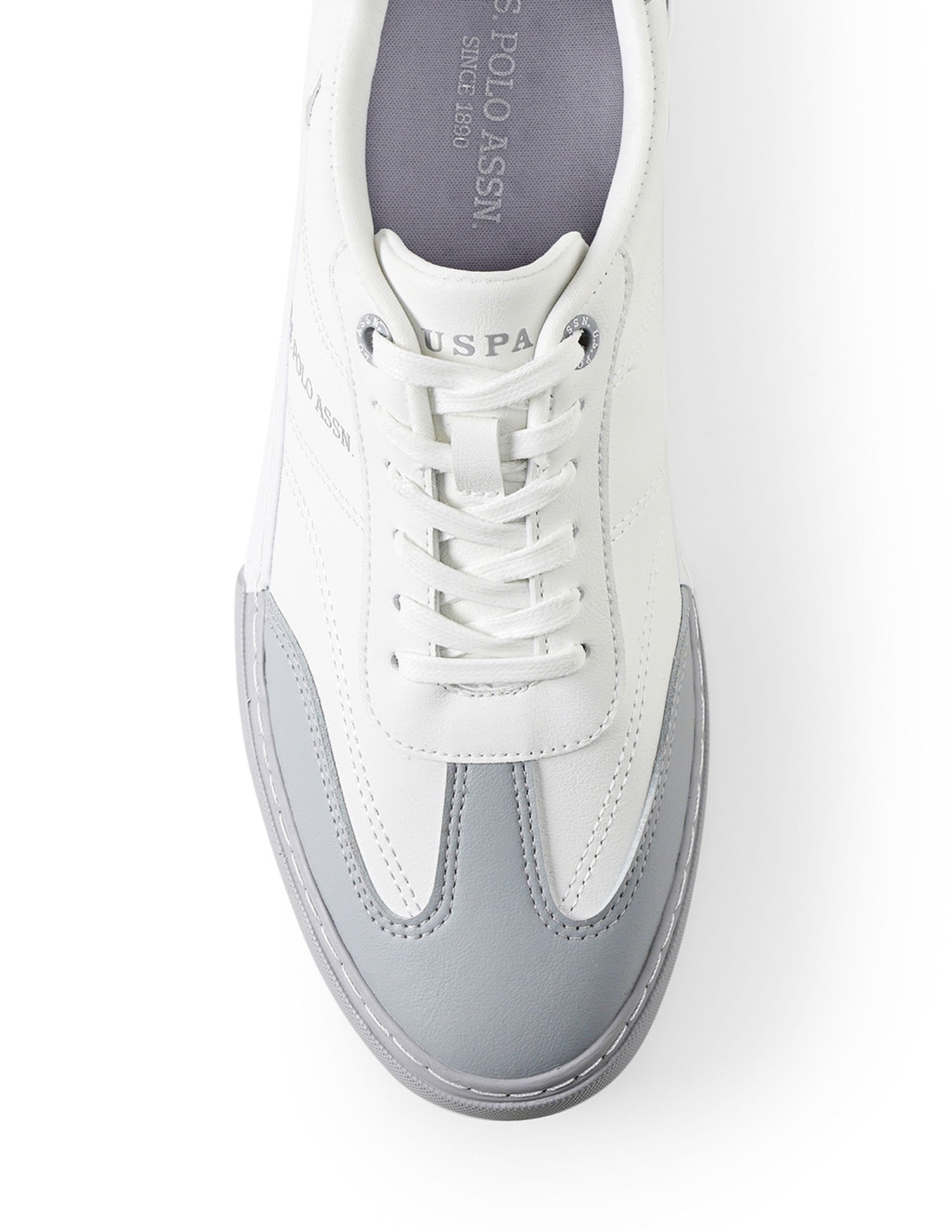 Men Colour Blocked Gian 3.0 Sneakers Grey - U.S. Polo Assn. India | Large