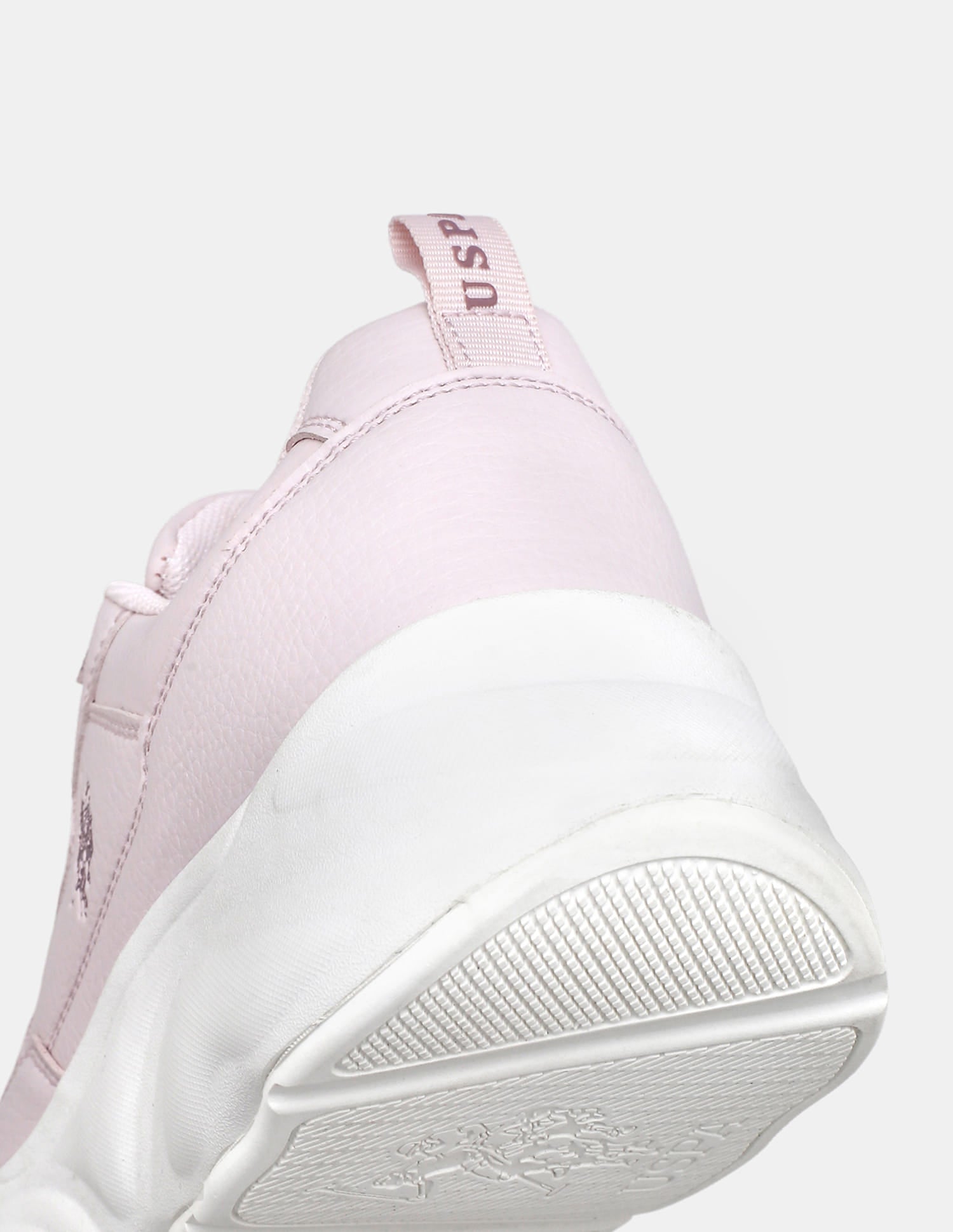 Women Lace Ups Evienne Sneakers Light Pink - U.S. Polo Assn. India | Large