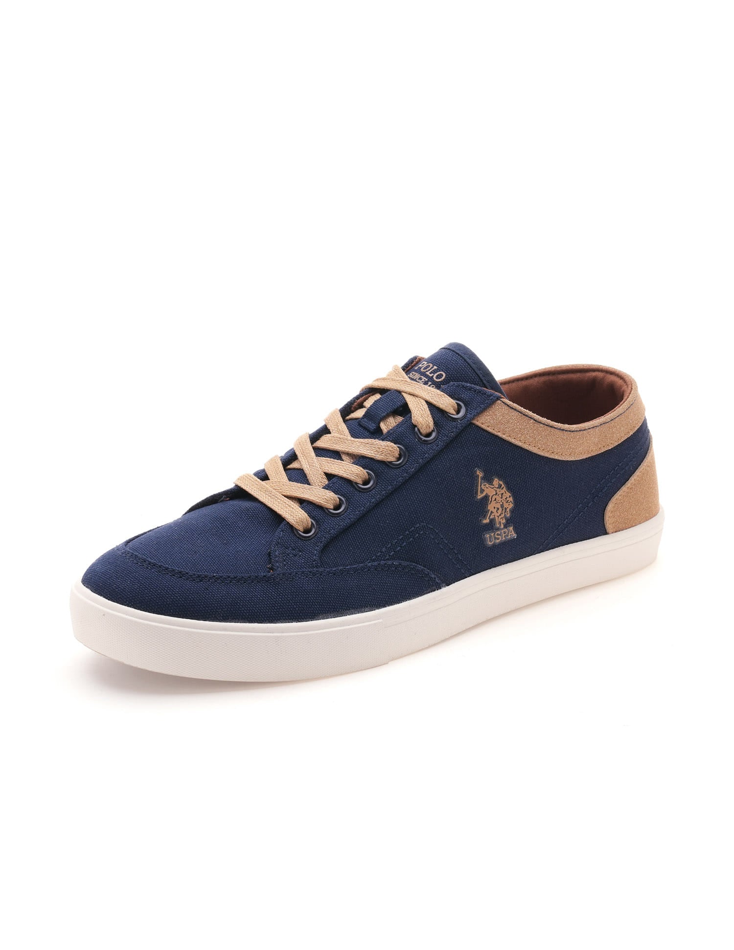 Men Monton 6.0 Colourblocked Sneakers Navy - U.S. Polo Assn. India | Large
