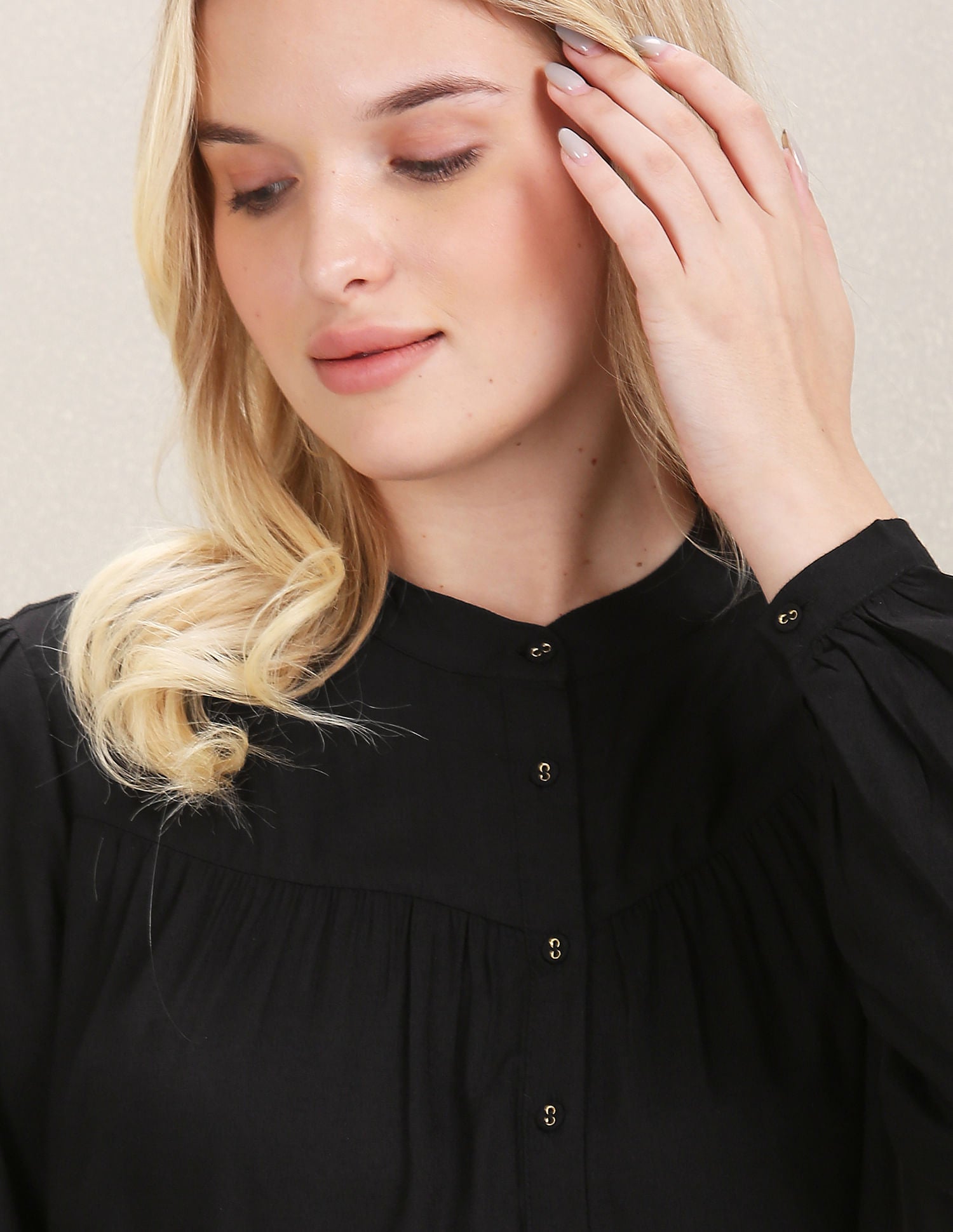 Solid Viscose Shirt Black - U.S. Polo Assn. India | Large
