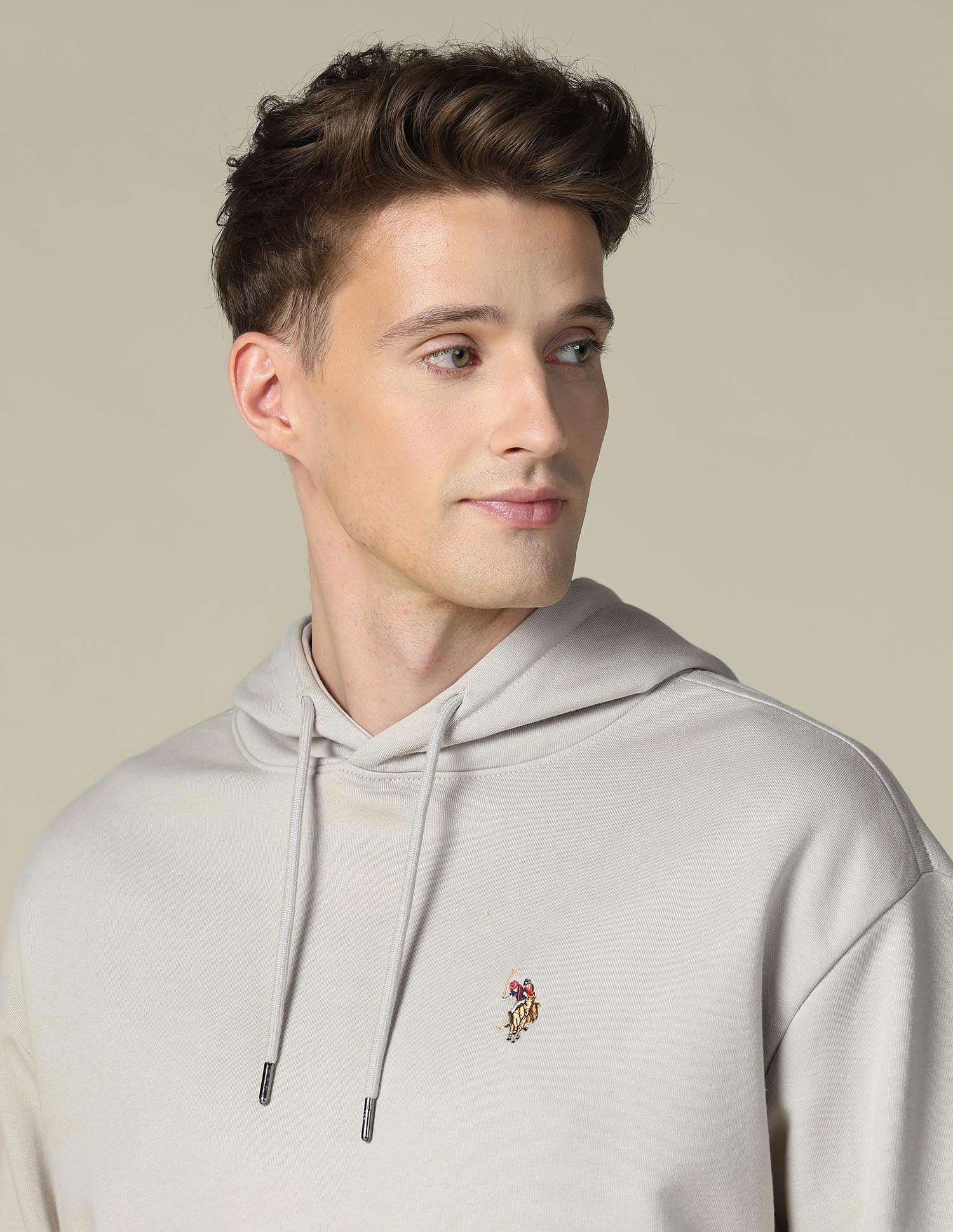 Solid Relaxed Fit Sweatshirt Medium Grey - U.S. POLO ASSN. | Large