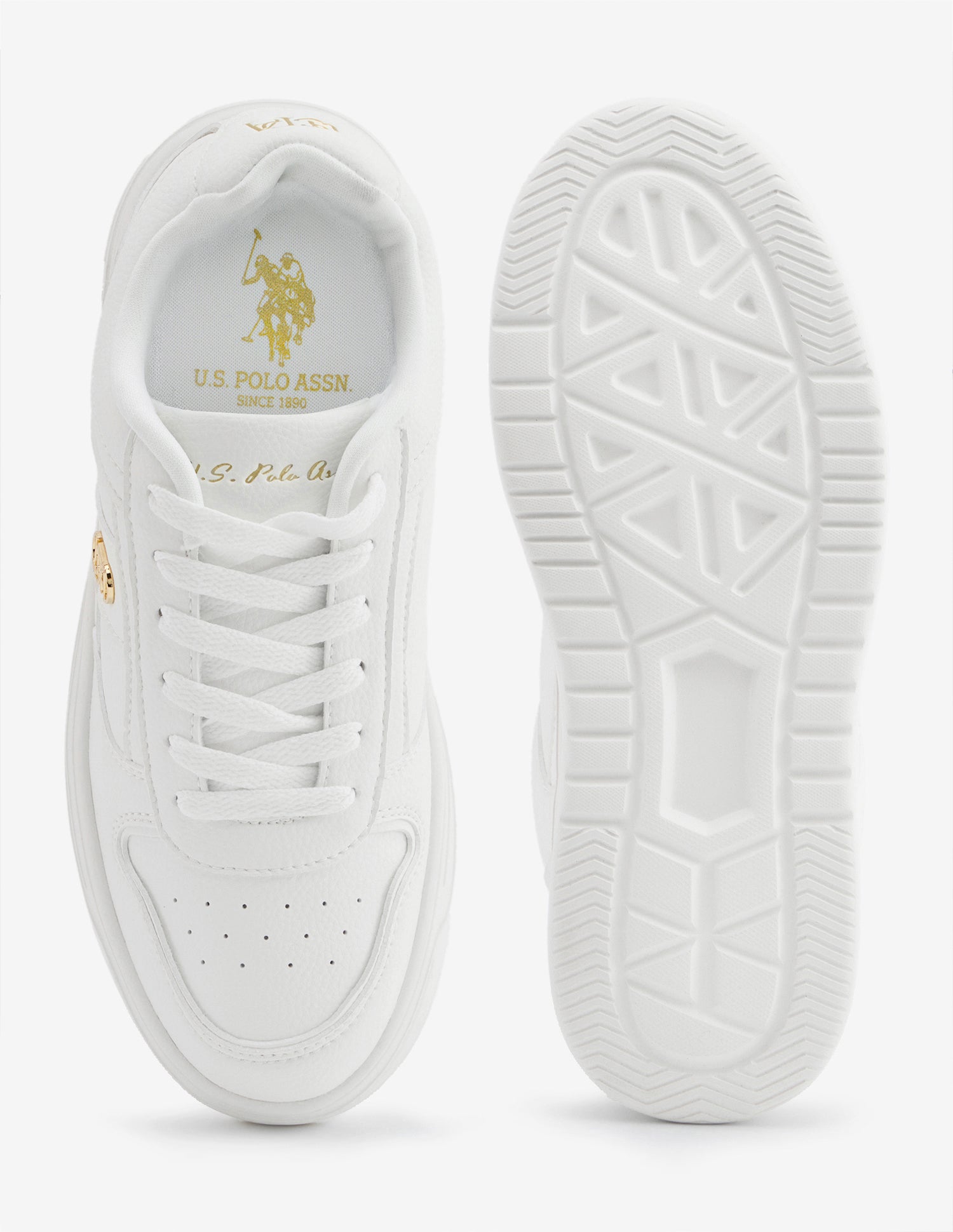 Aveline Round Toe Sneakers White - U.S. Polo Assn. India | Large