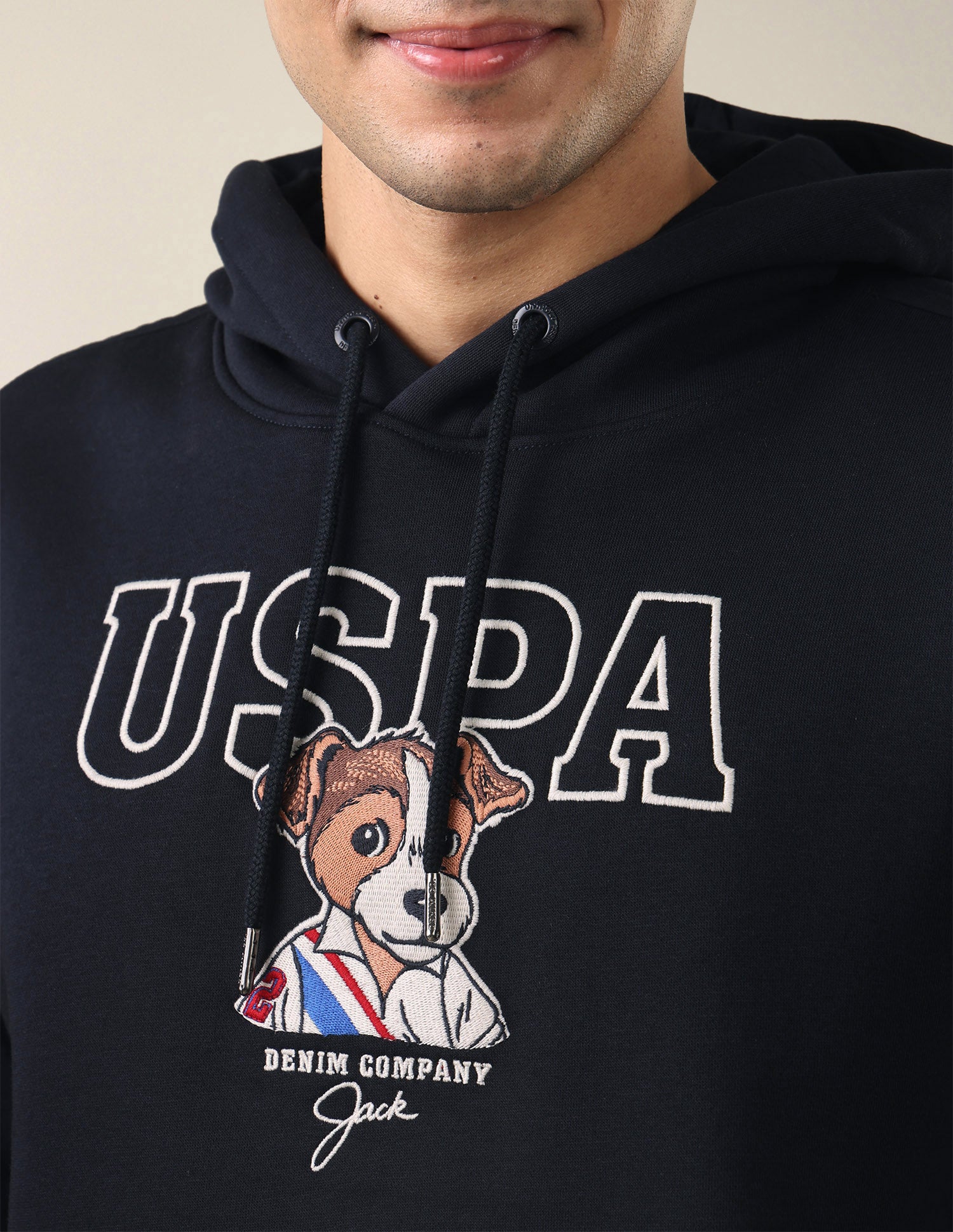 Graphic Brand Embroidered Regular Fit Sweatshirt Navy - U.S. Polo Assn. India | Large