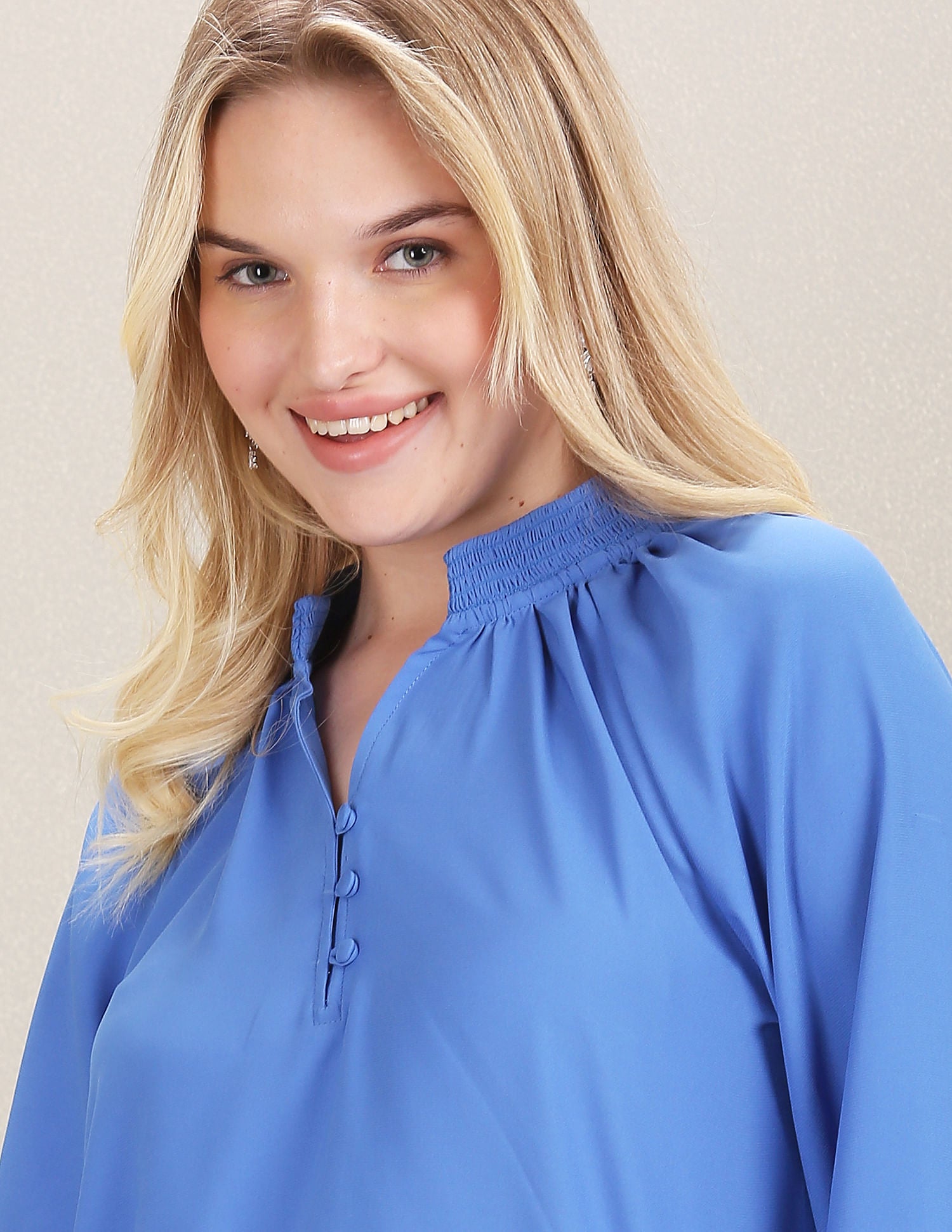 Solid Polyester Shirt Blue - U.S. Polo Assn. India | Large