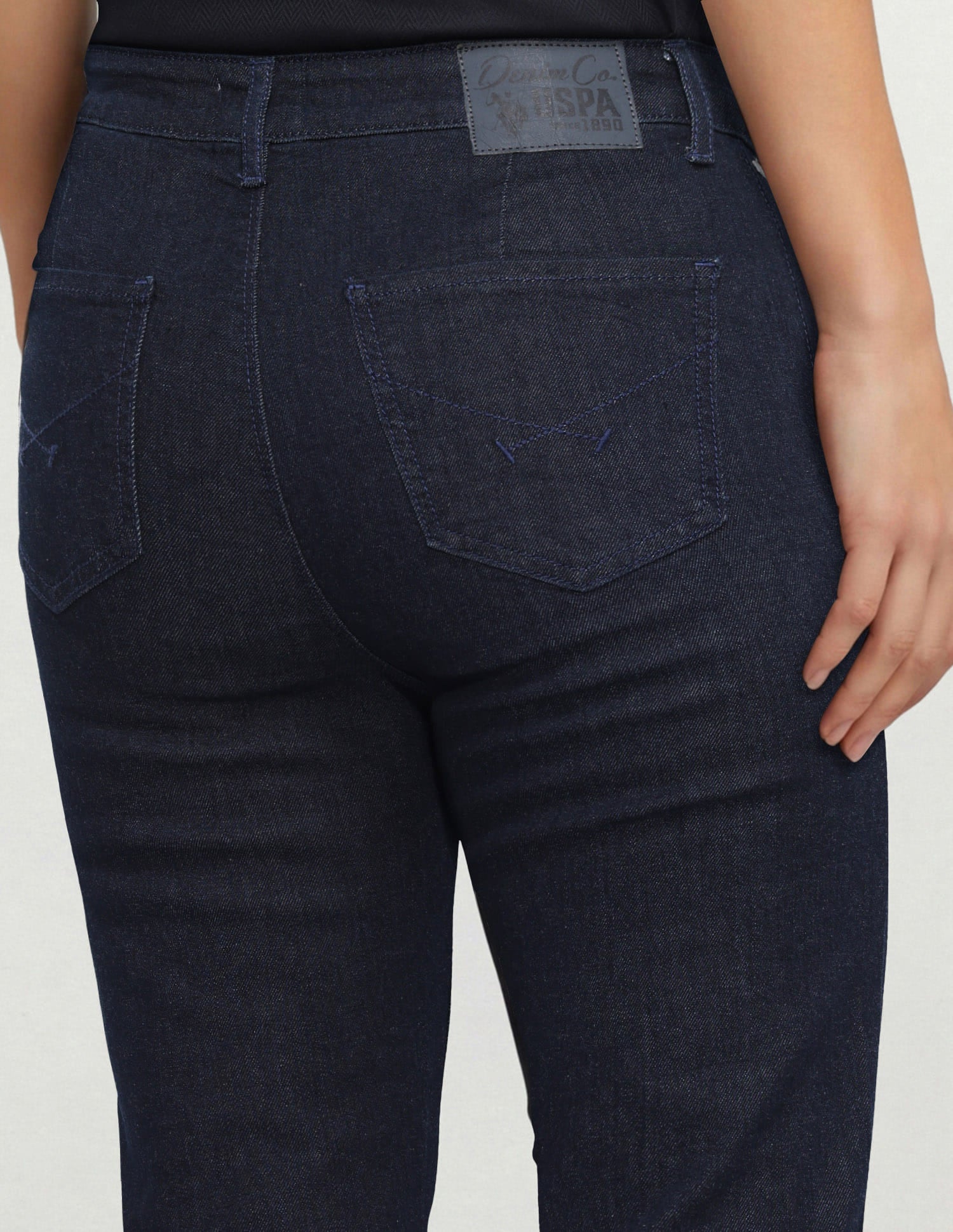 High Rise Flared Fit Jeans Blue - U.S. Polo Assn. India | Large