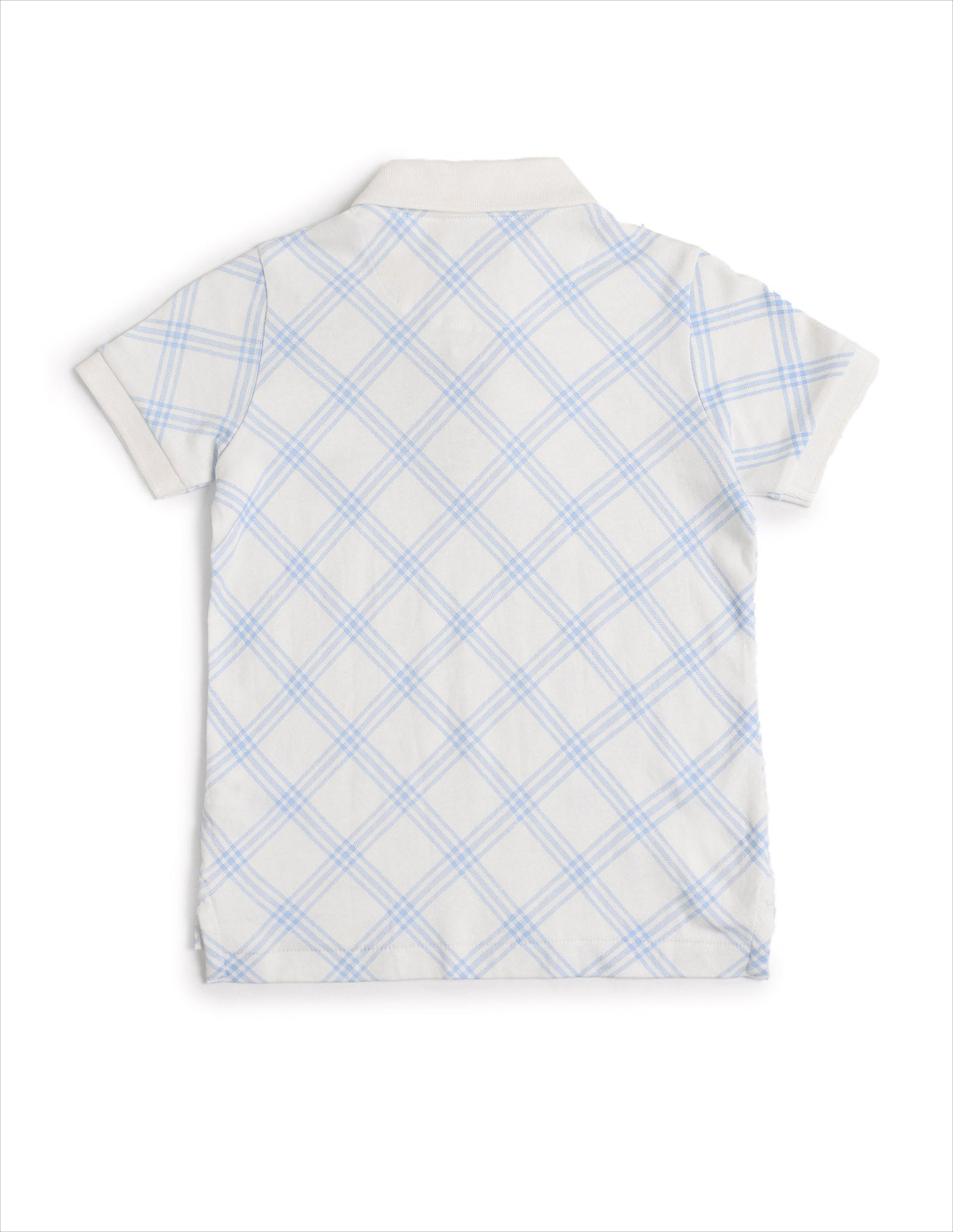 Boys Checked Regular Fit Polo Shirt White - U.S. POLO ASSN. | Large