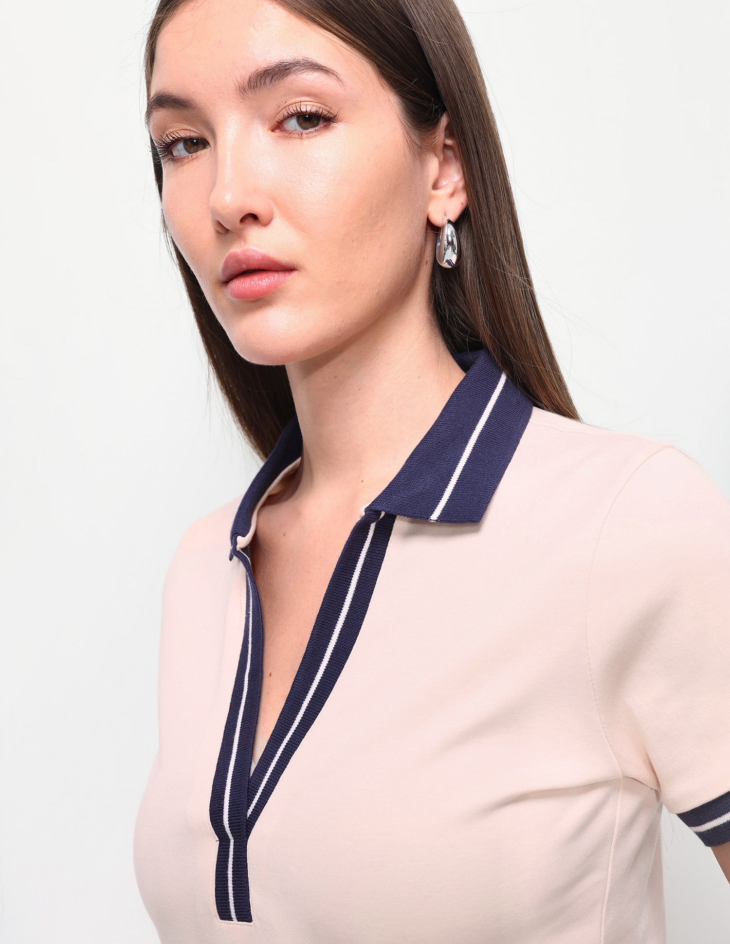 Solid Regular Fit Polo Shirt Light Pink - U.S. Polo Assn. India | Large