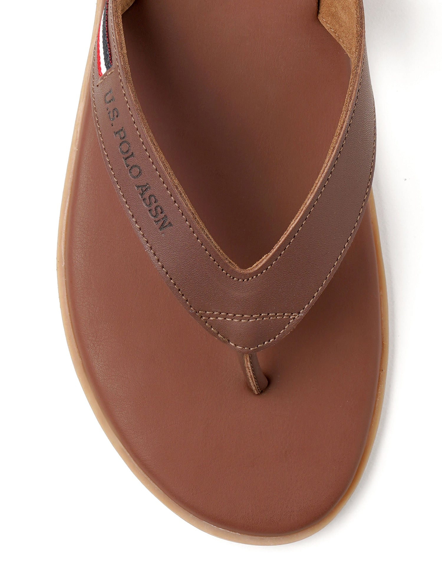 Men Wanor 2.0 Flip Flops Brown - U.S. Polo Assn. India | Large