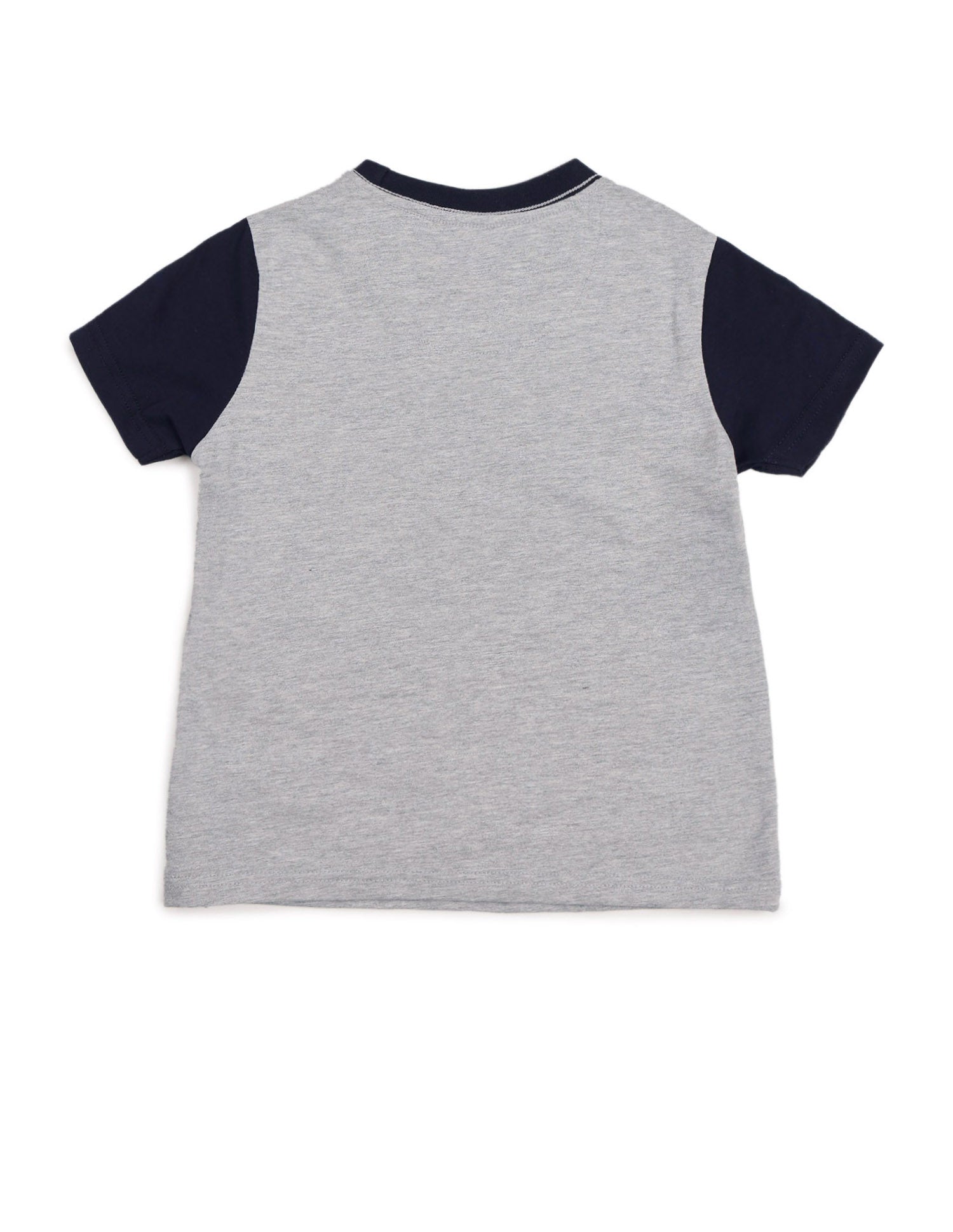 Boys Brand Printed Pure Cotton T-Shirt Light Grey - U.S. POLO ASSN. | Large