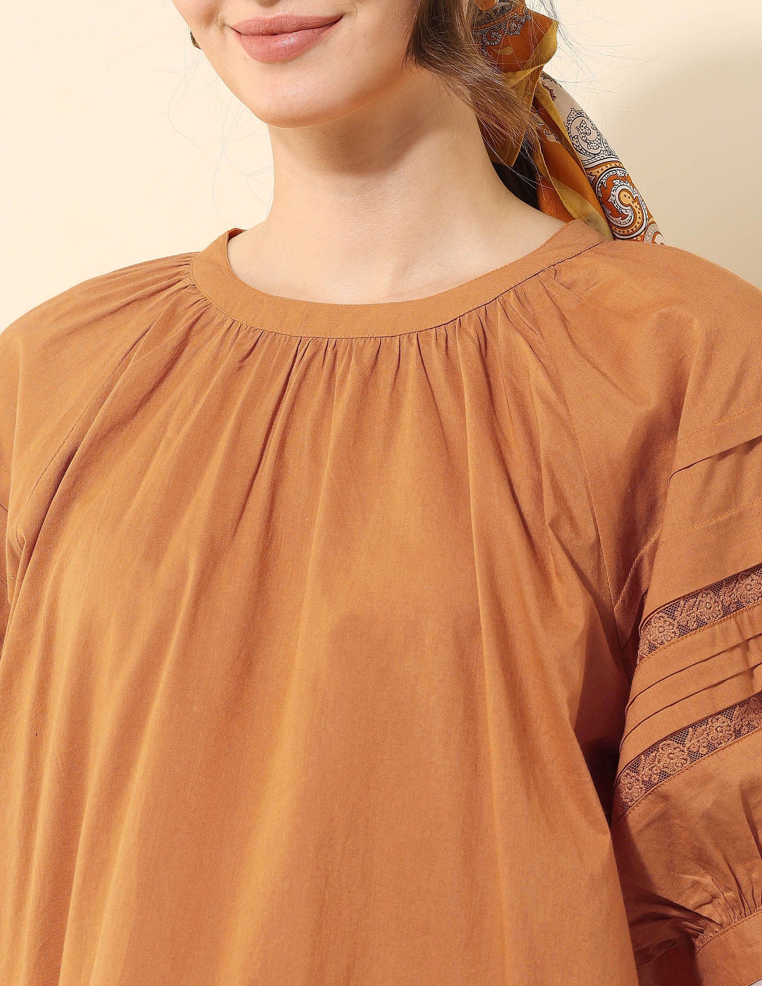 Lace Solid Top Rust - U.S. POLO ASSN. | Large