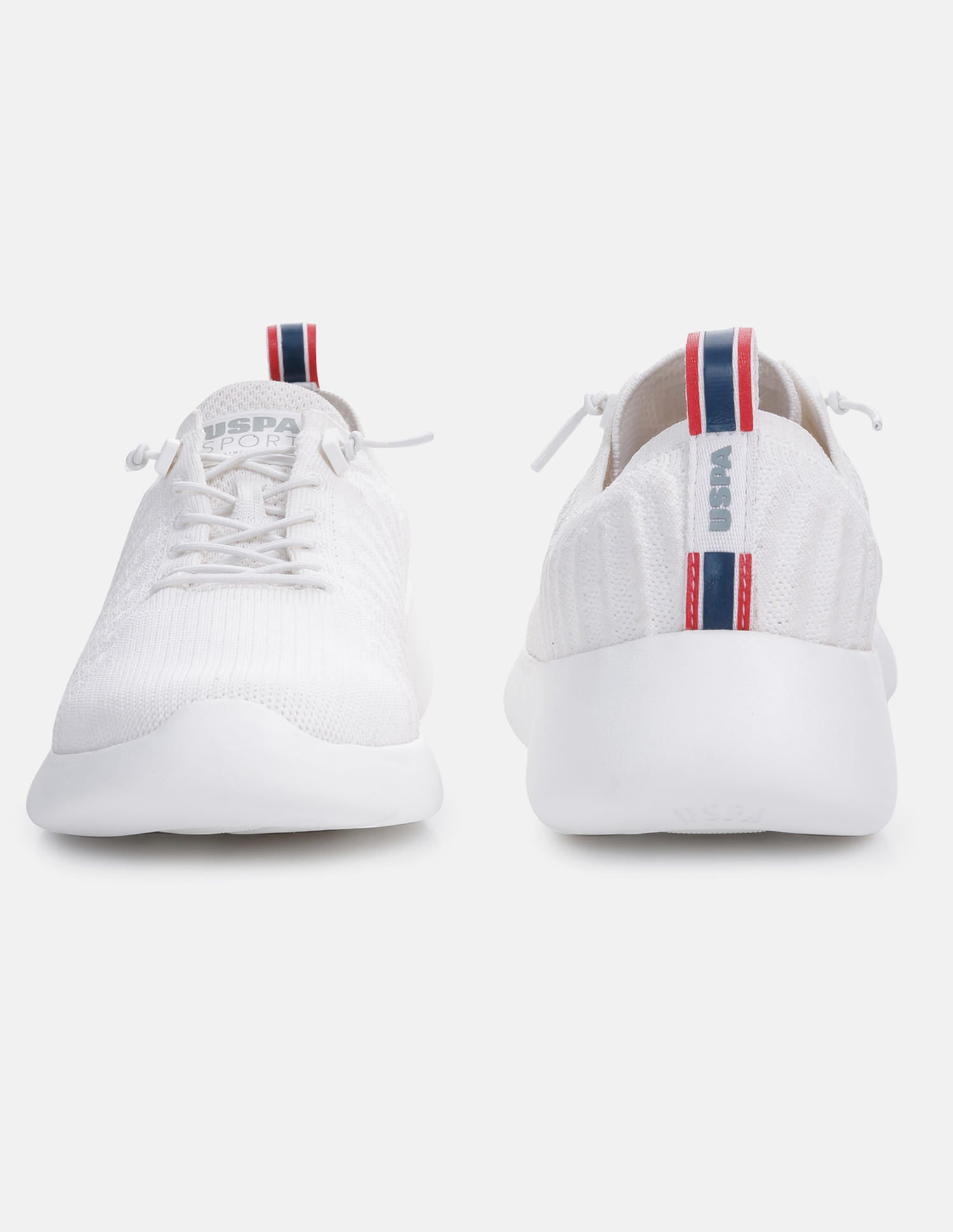Men Solid Rocco Sports Sneakers White - U.S. Polo Assn. India | Large