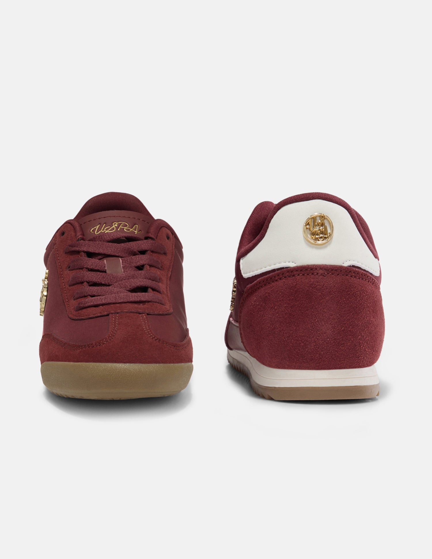 Gia Lace-Ups Sneakers Burgundy - U.S. Polo Assn. India | Large