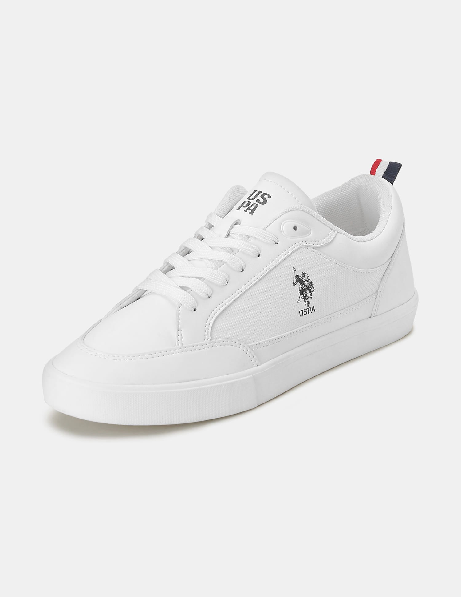 Men Round Toe Lucian Sneakers Off White - U.S. Polo Assn. India | Large
