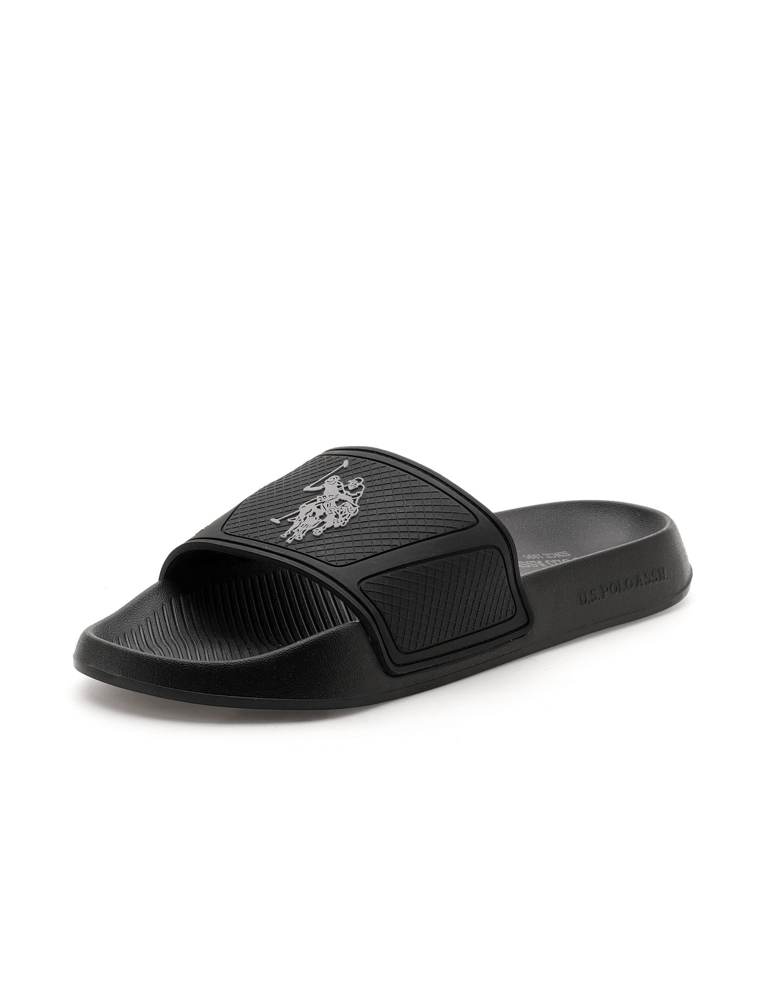 Men Phil Sliders Black - U.S. Polo Assn. India | Large