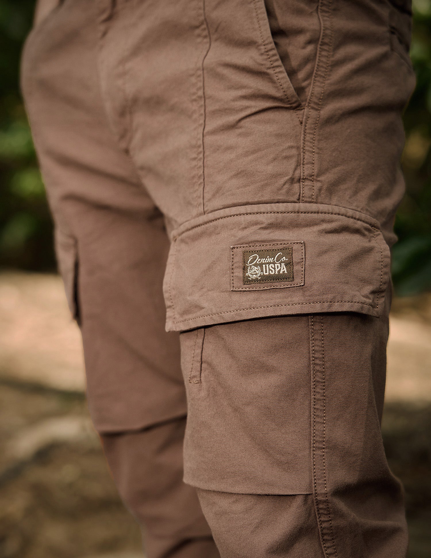 Straight Fit Cargo Trousers Brown - U.S. Polo Assn. India | Large