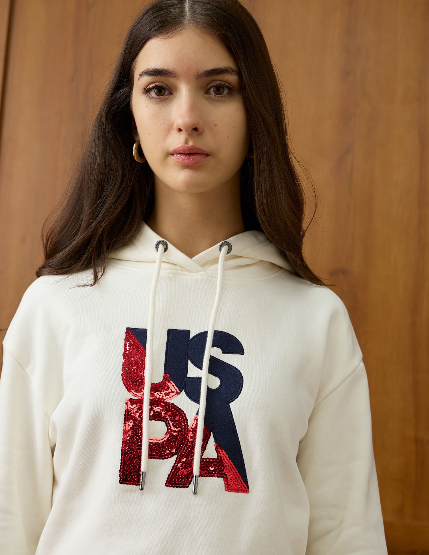 Regular Fit Brand Printed Sweatshirt White - U.S. POLO ASSN. | Large