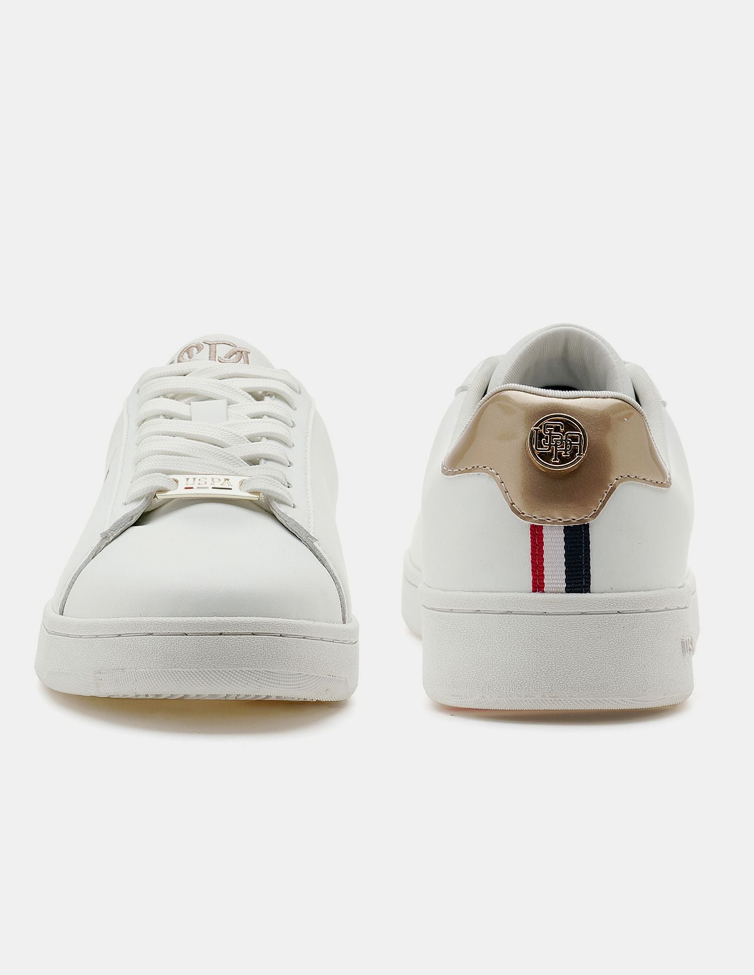 Women Rylee 3.0 Colour Blocked Sneakers Off White - U.S. POLO ASSN. | Large