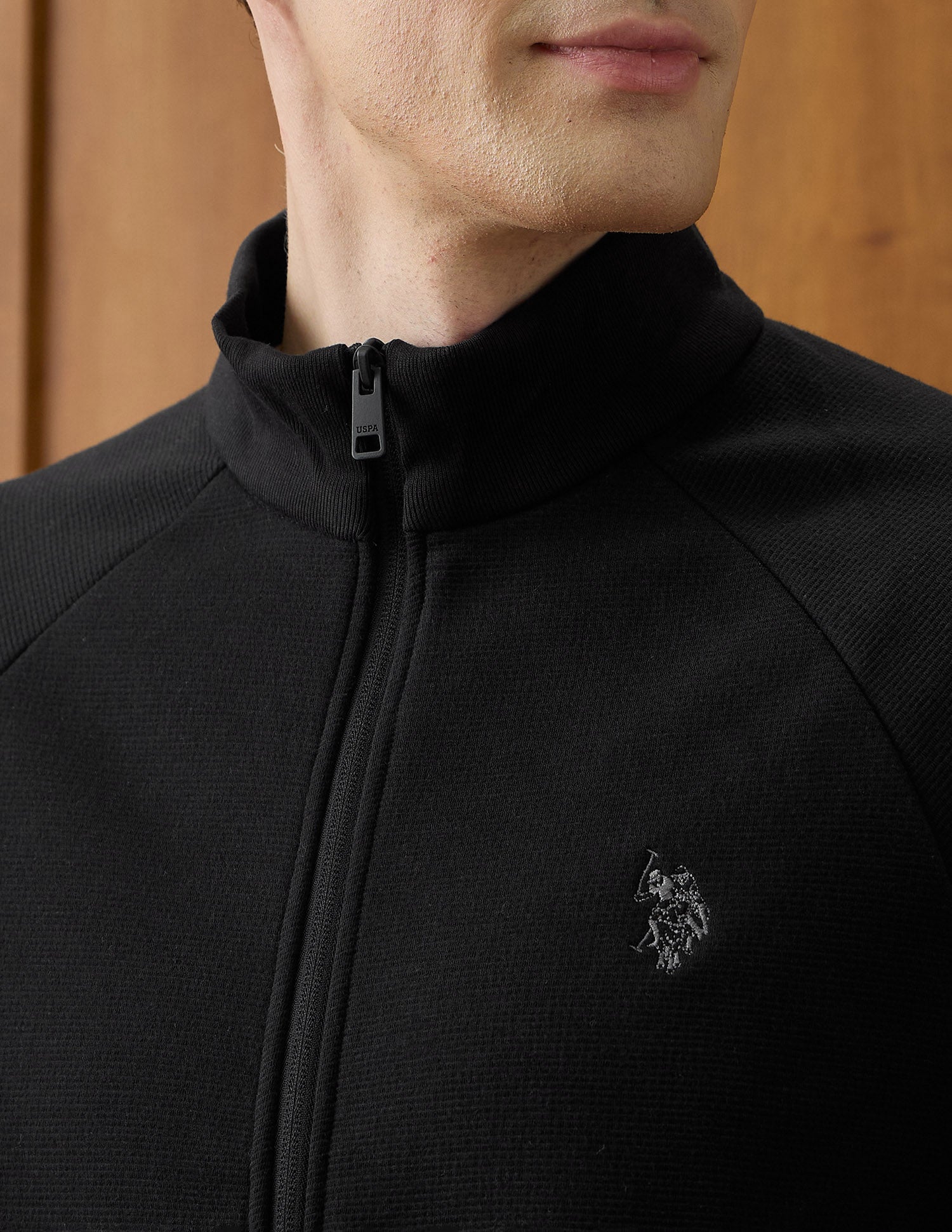 Equestrian Aisle Theater Regular Fit Sweatshirt Black - U.S. POLO ASSN. | Large