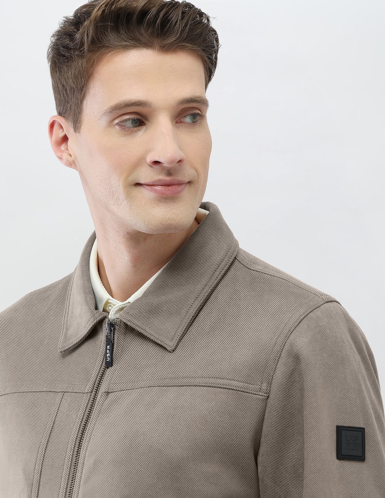 Legend Of Horseshoe Regular Fit Jacket Grey - U.S. Polo Assn. India | Large