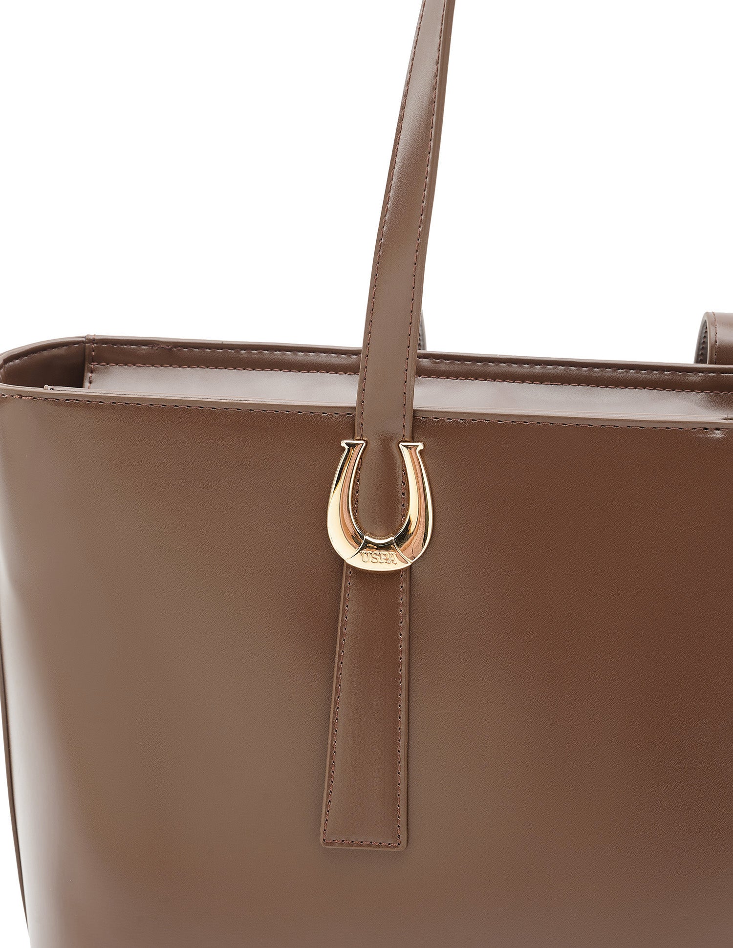 Clarice Tote Bag Dark Brown - U.S. Polo Assn. India | Large