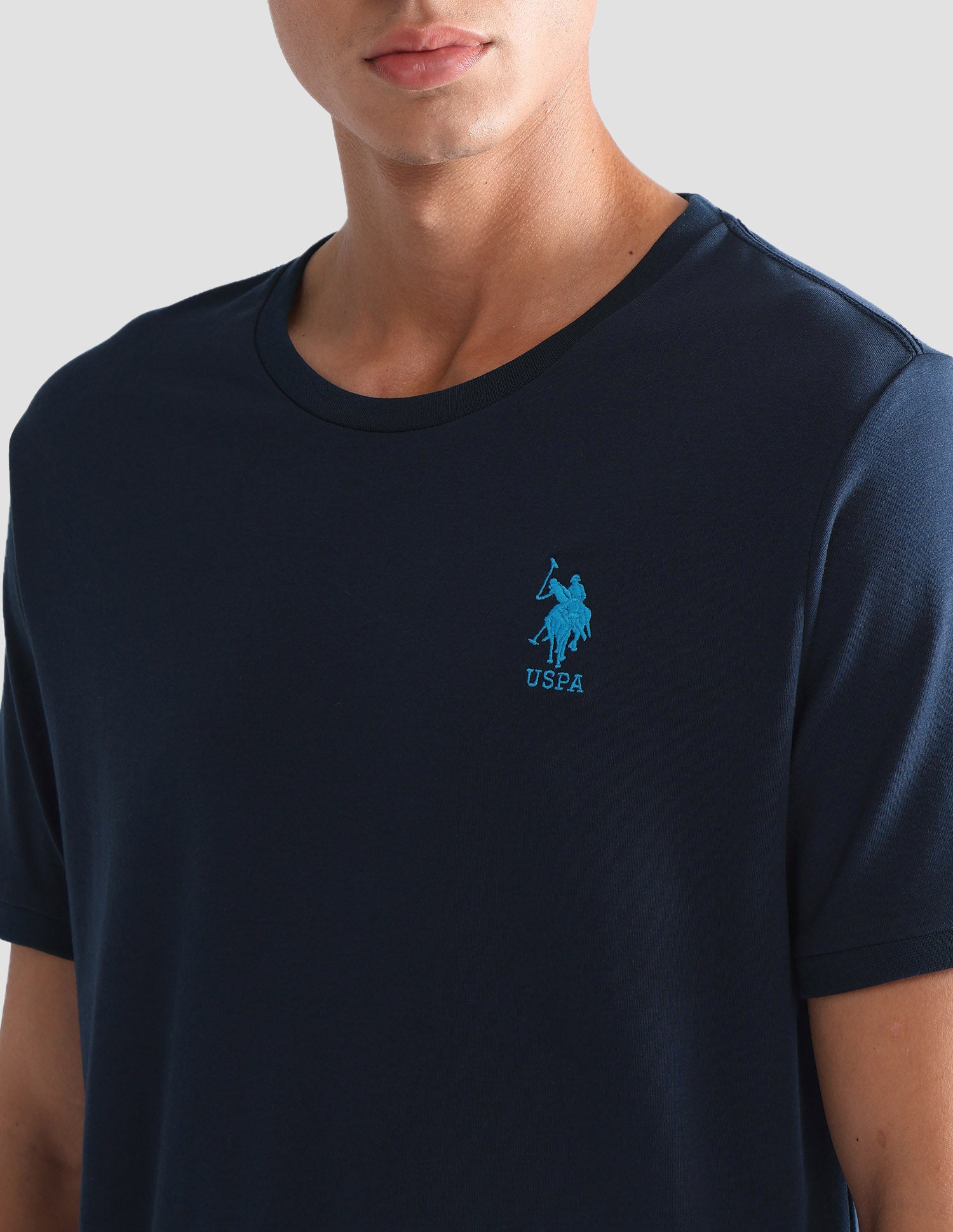 Solid Comfort Fit OEE10 Lounge T-Shirt - Pack Of 1 Navy - U.S. POLO ASSN. | Large