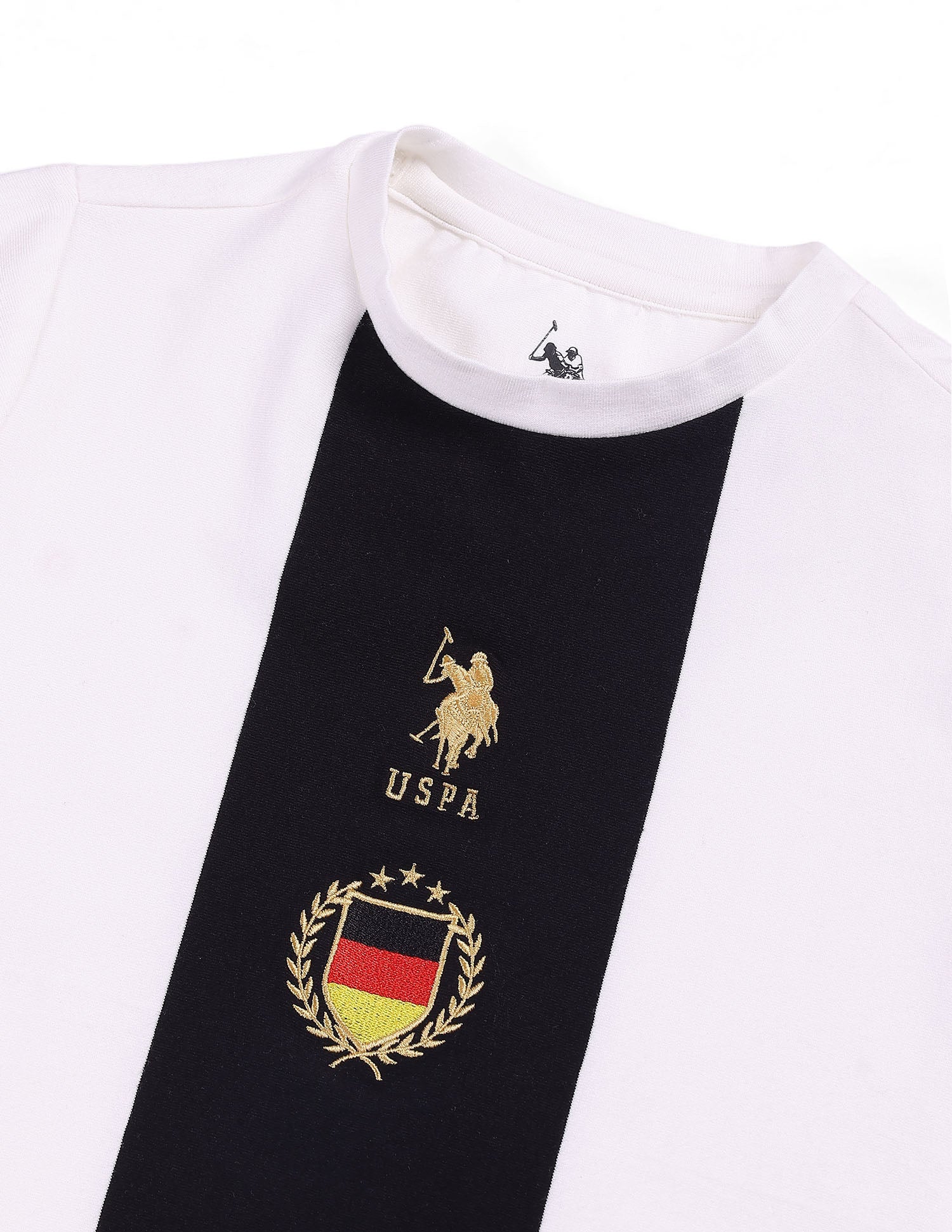 Boys Crew Neck Embroidered T-Shirt White - U.S. POLO ASSN. | Large