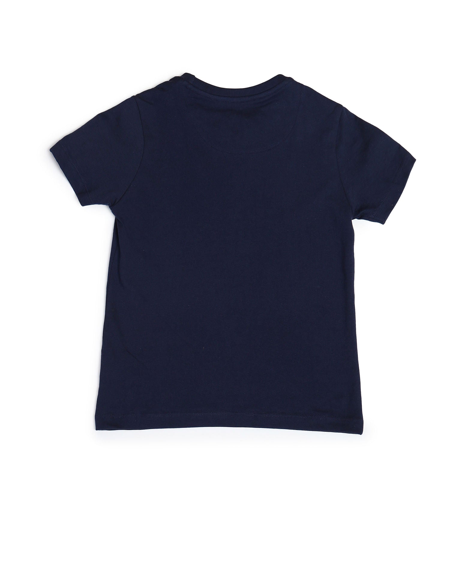 Boys Printed Cotton T-Shirt Navy - U.S. POLO ASSN. | Large