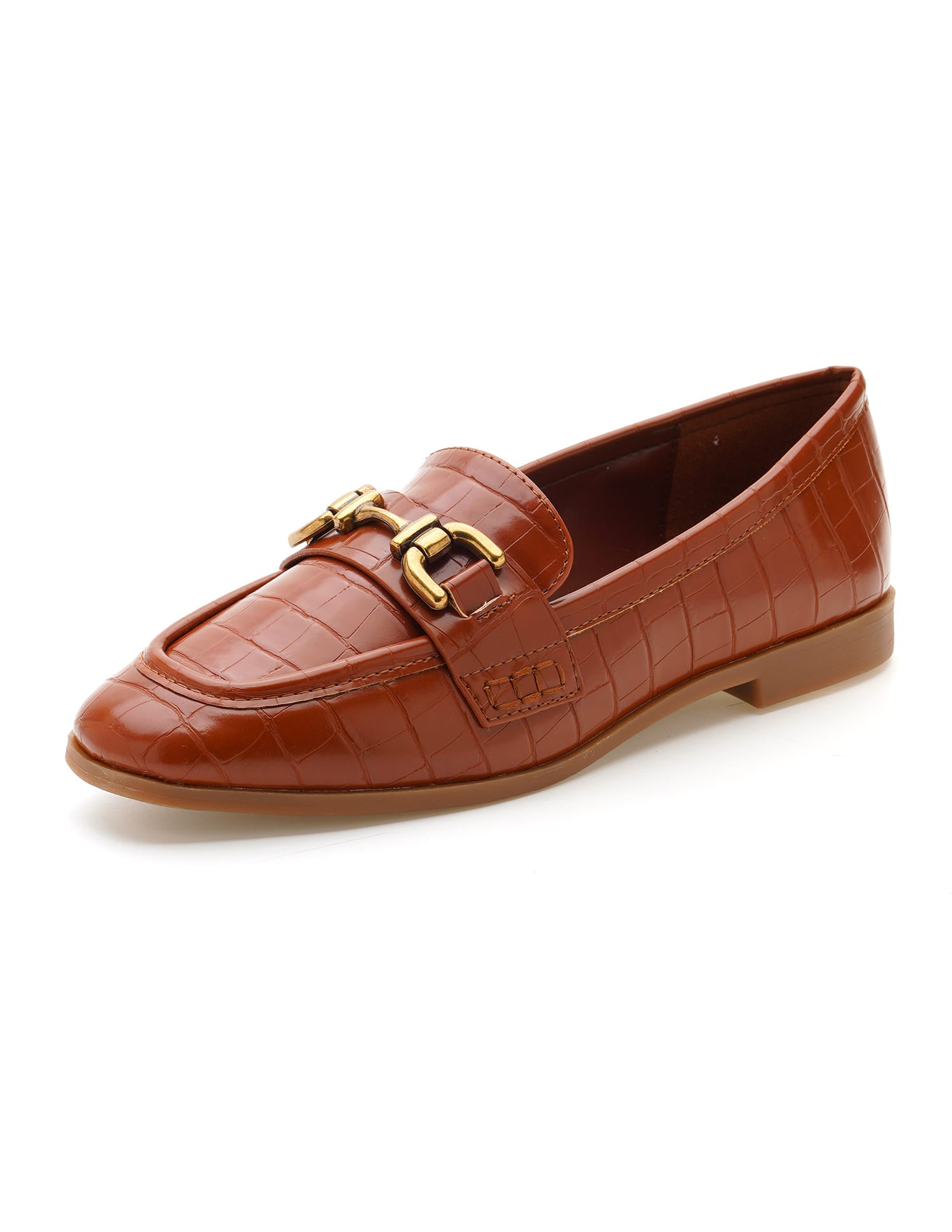 Women Round Toe Leisure Luna Loafers Tan - U.S. Polo Assn. India | Large