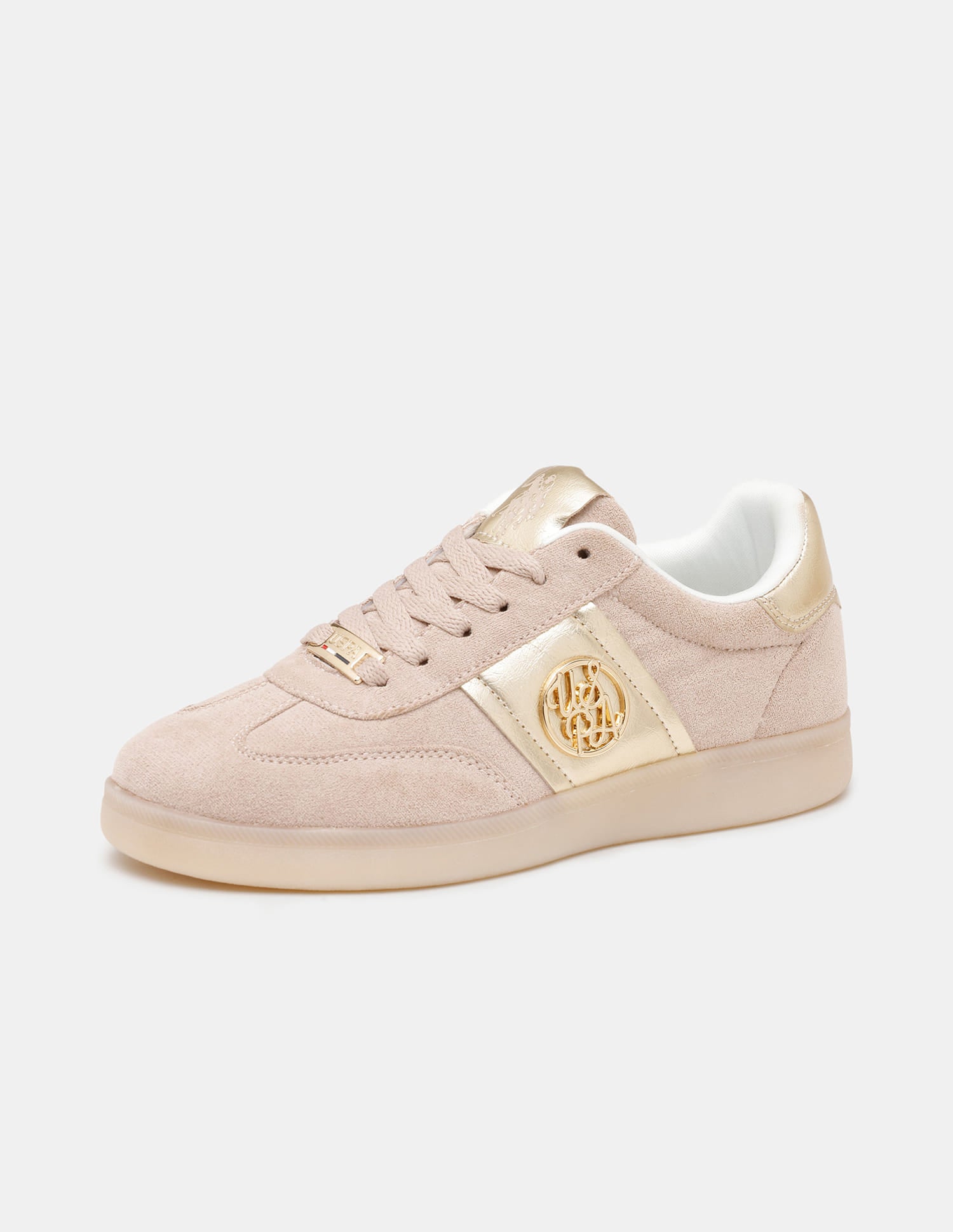 Mirae Lt. Pink Sneakers Shoes Light Pink - U.S. Polo Assn. India | Large