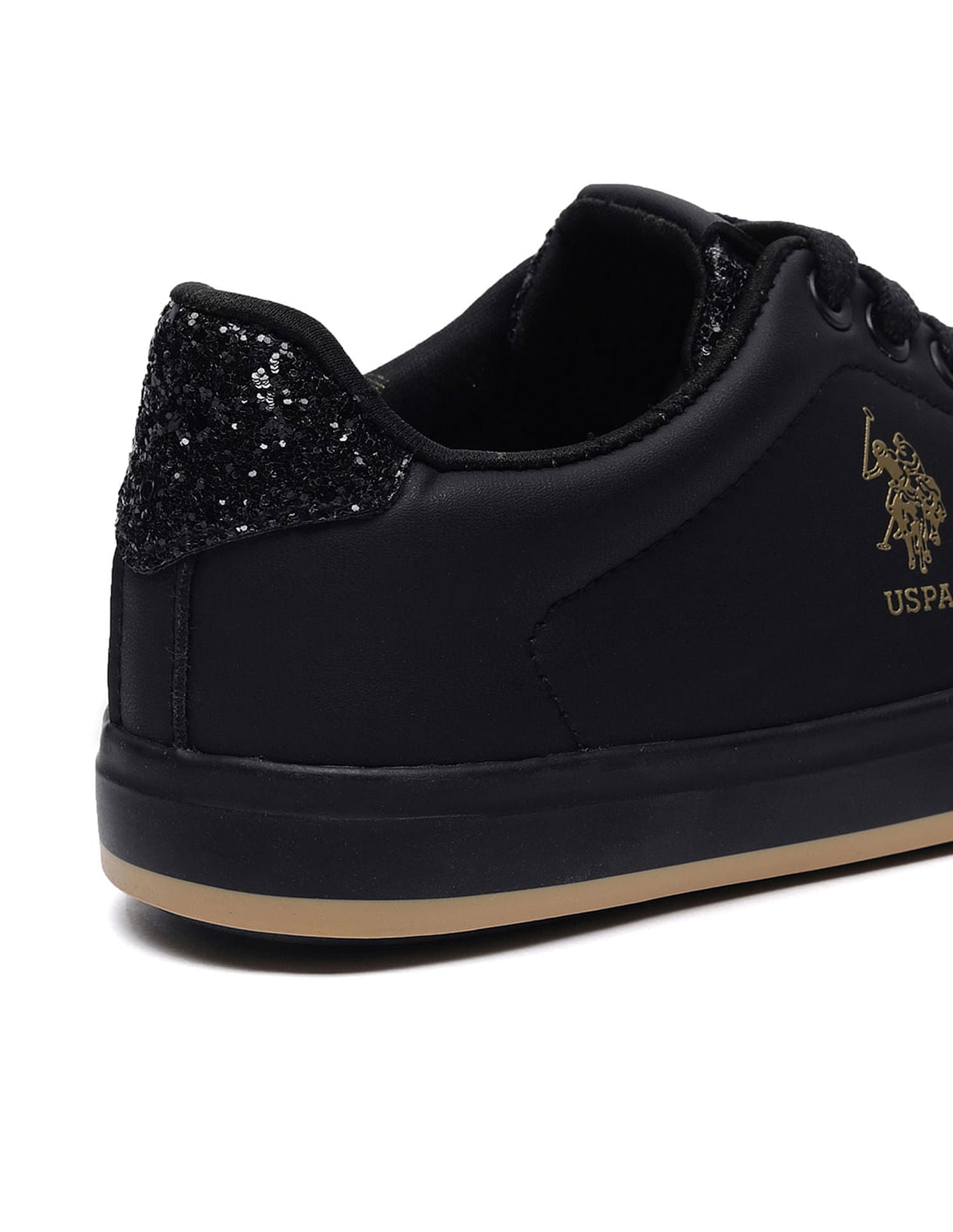 Women Solid Logo Beverly 2.0 Sneakers Black - U.S. POLO ASSN. | Large