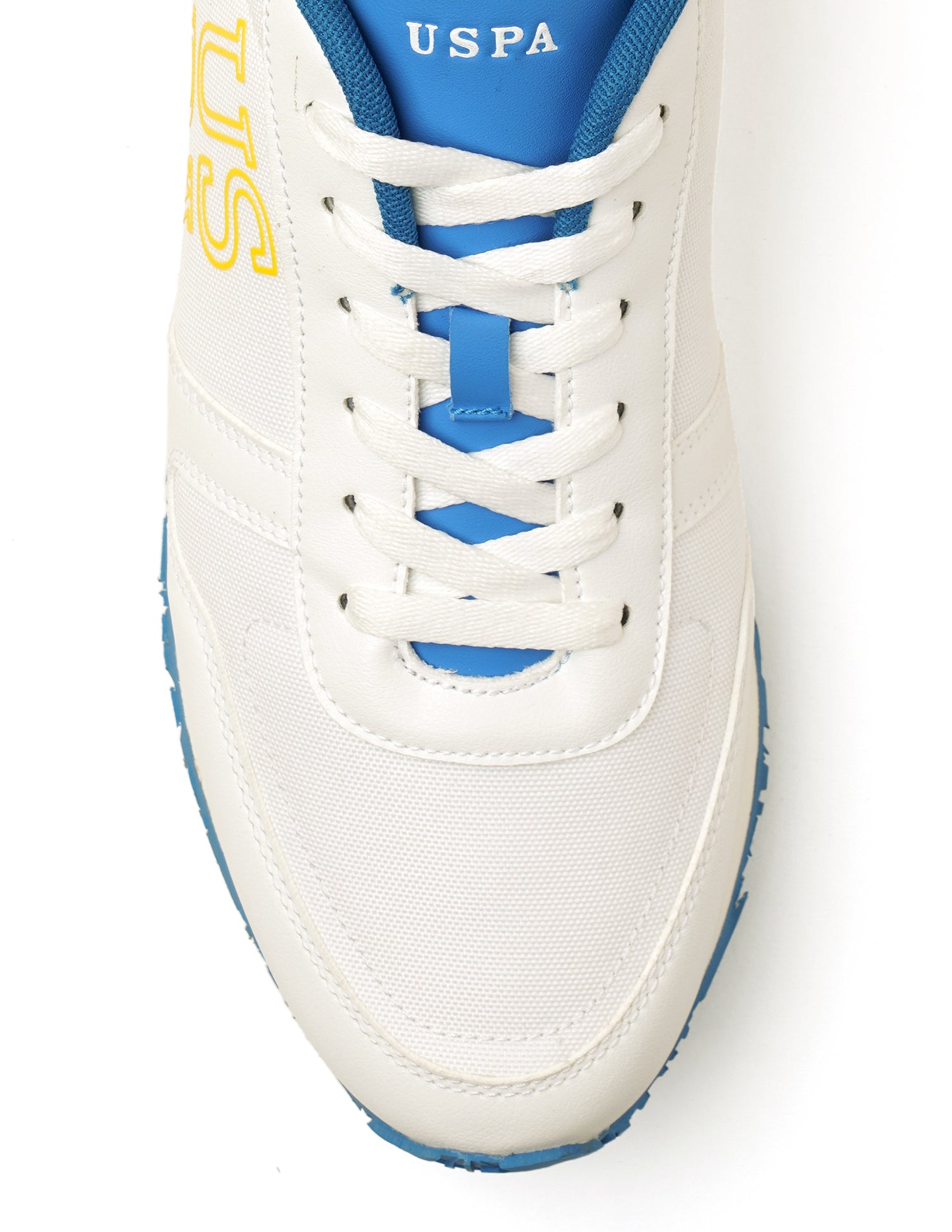 Men Cregon Off White Retro Sneakers White - U.S. Polo Assn. India | Large