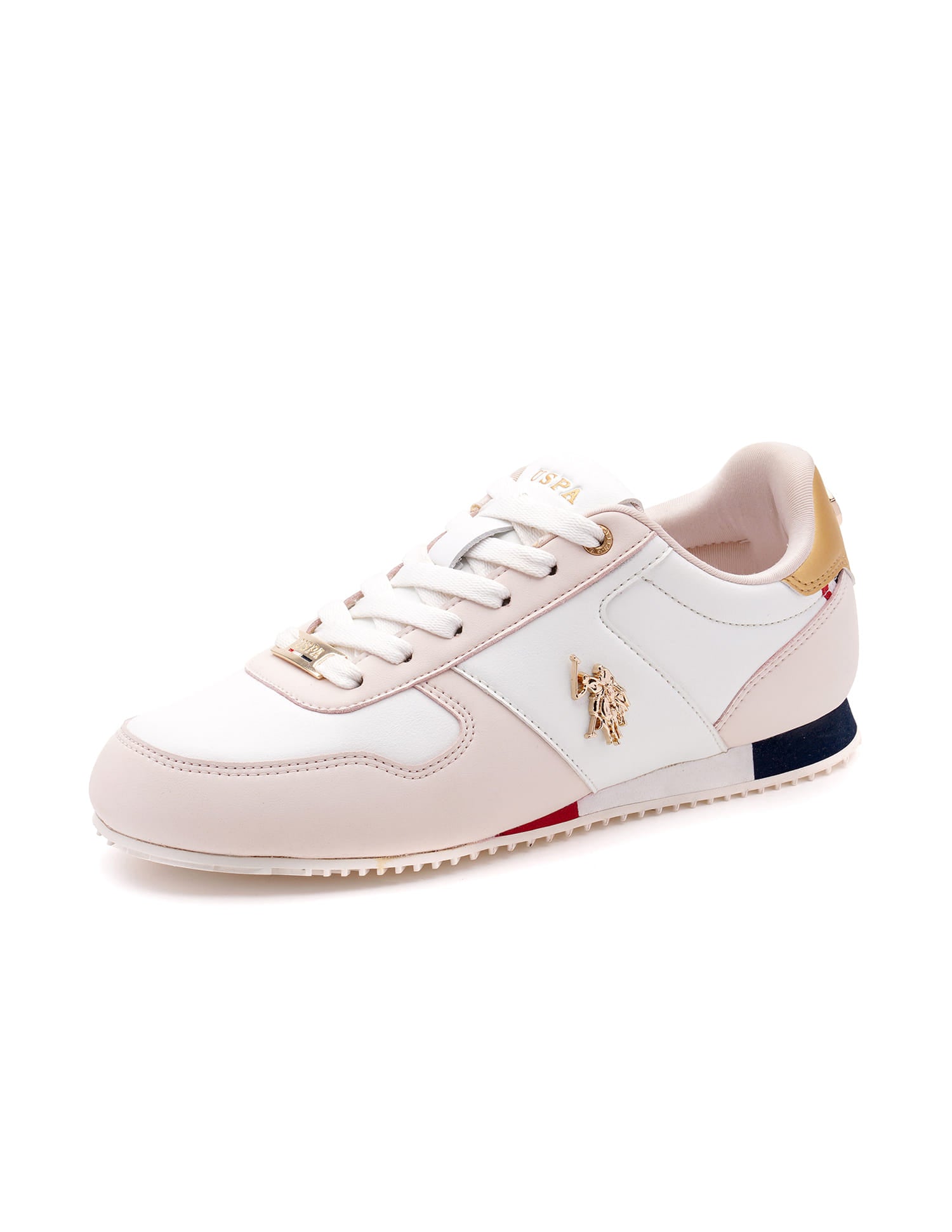 Women Round Toe Sorrento 2.0 Sneakers Cream - U.S. Polo Assn. India | Large